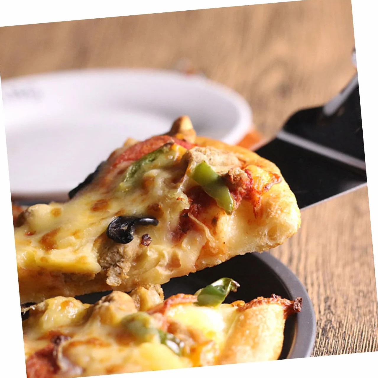 2-częściowy Nóż Do Pizzy I Łopatka Do Ciasta – Uchwyt Antypoślizgowy, Ostry Nóż Do Pizzy Ze Stali Nierdzewnej, Kuchenny Nóż Do Pizzy Z Ostrzem Kołyskowym, Gadżety Kuchenne, Można Myć W Zmywarce