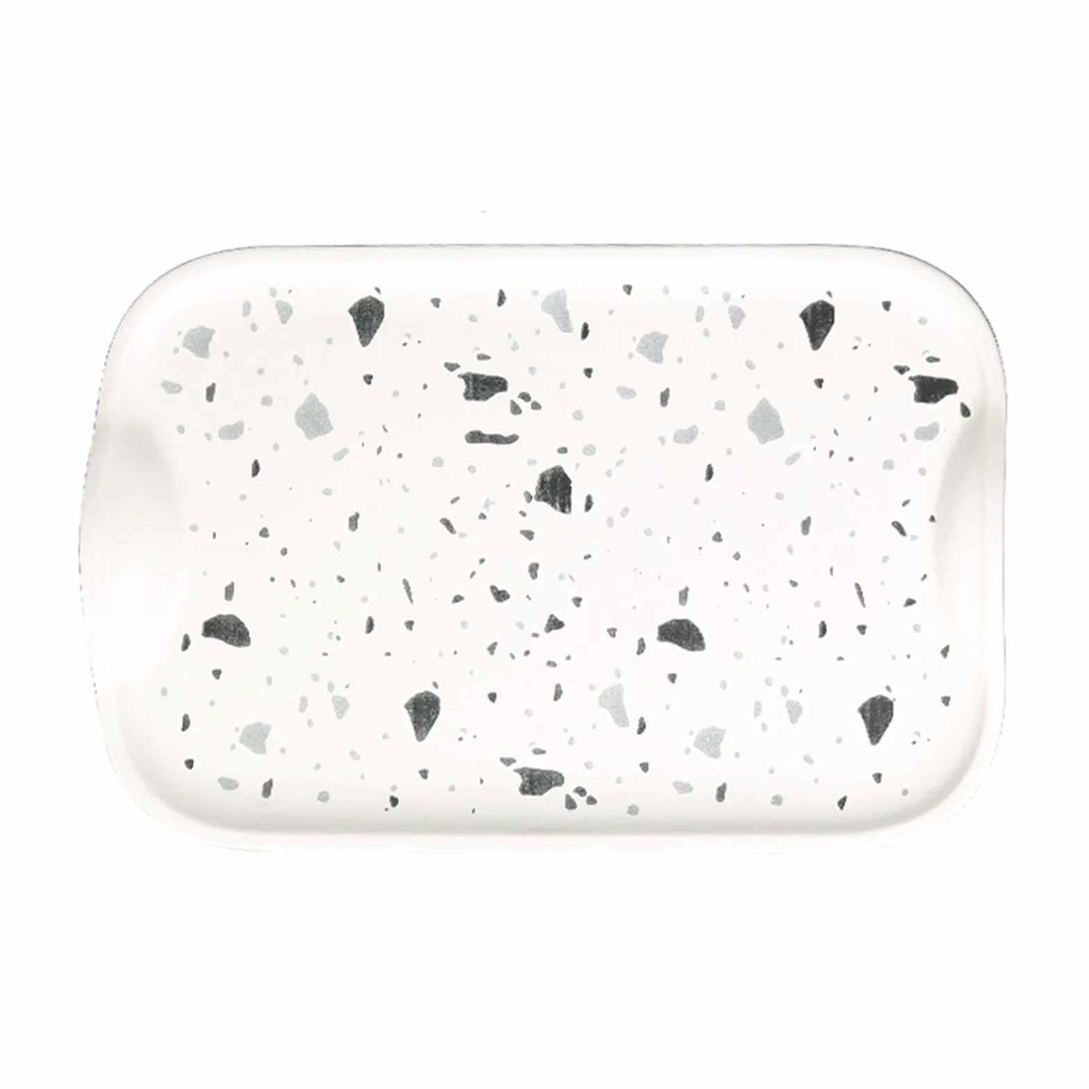 Regał do przechowywania taca do serwowania nowoczesny dom dekoracyjna szuflada elegancka prostokątna ceramiczna taca na stolik kawowy do salonu Vanity Bathroom Wkład na sztućce (kolor: B)
