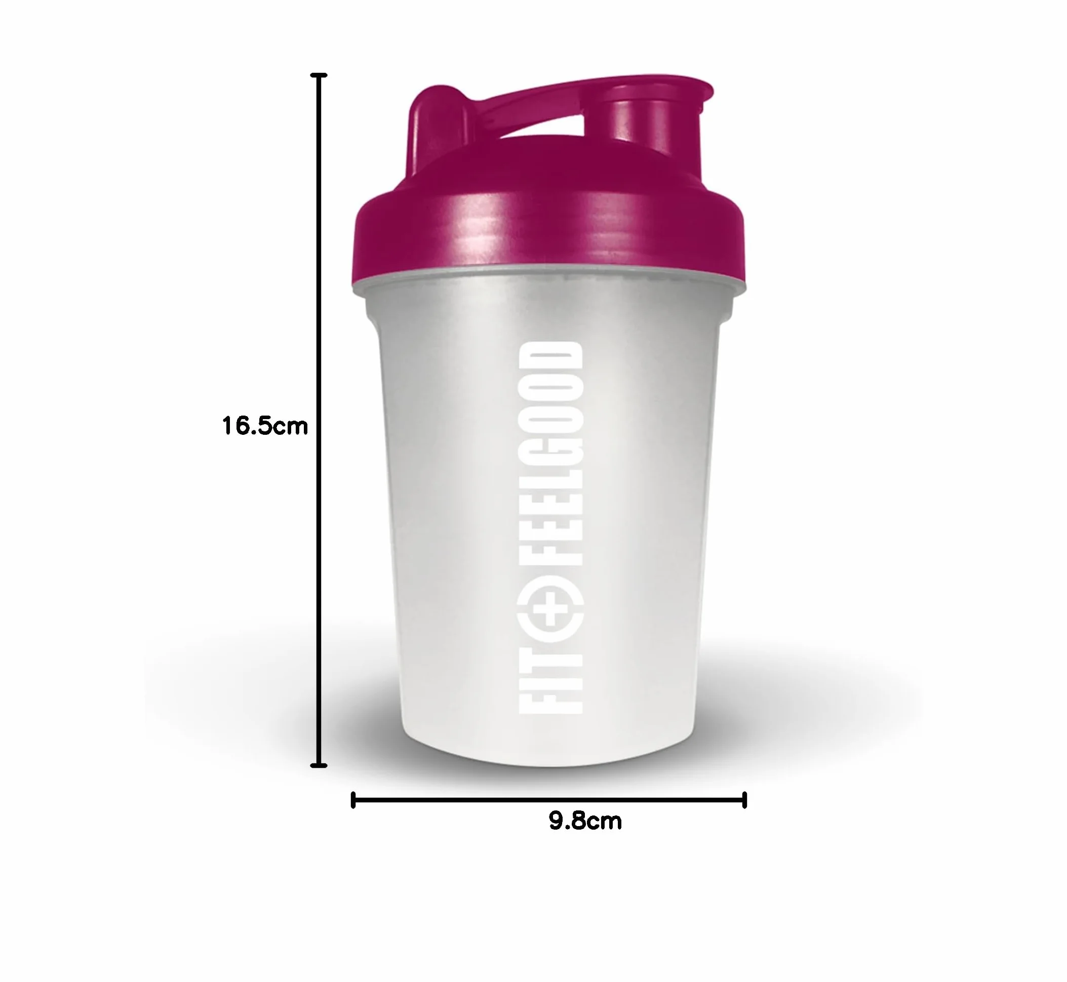 Layenberger Fit+Feelgood Shaker Berry 400 ml, z wyjmowanym sitkiem, nadaje się do mycia w zmywarce