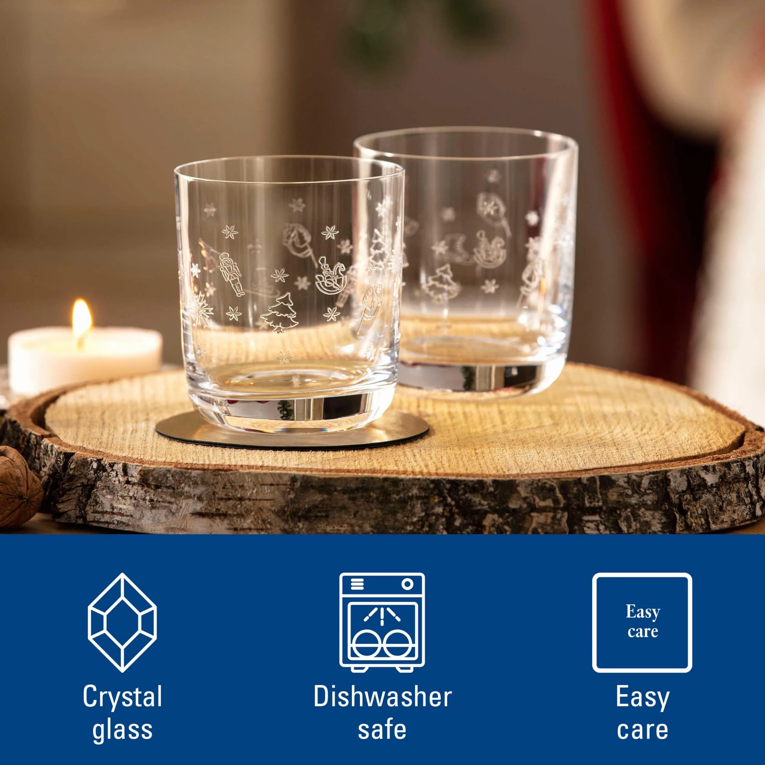 Villeroy & Boch Zestaw szklanek do wody Toy's Delight 2 kryształowe szklanki 250 ml