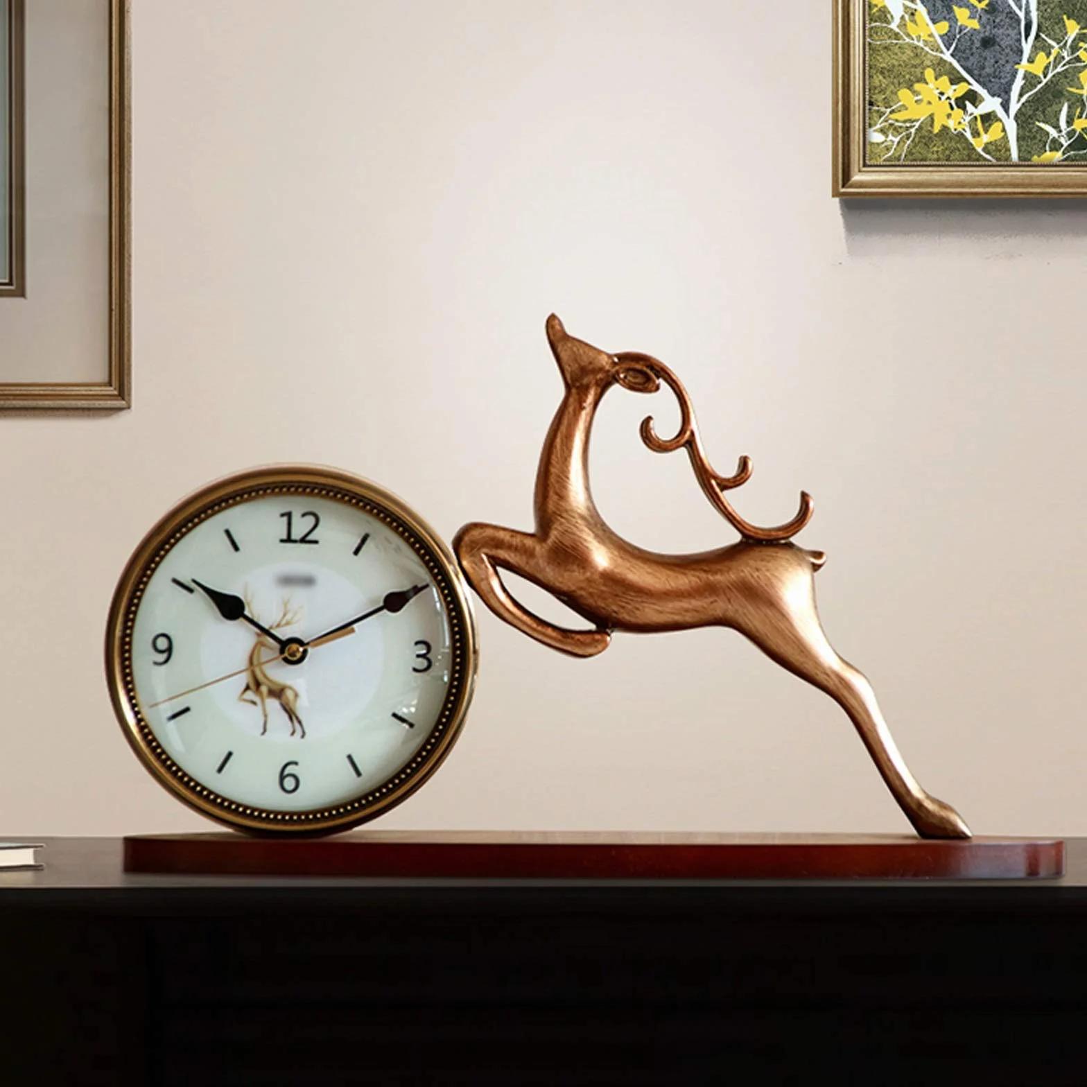 Stół zegarowy na biurko Kreatywny zegar stołowy z żywicy dom salon tablet zegar ornament bateria zasilana baterią zegar na biurko dobry wybór na prezenty sprzęt do życia zegar ścienny