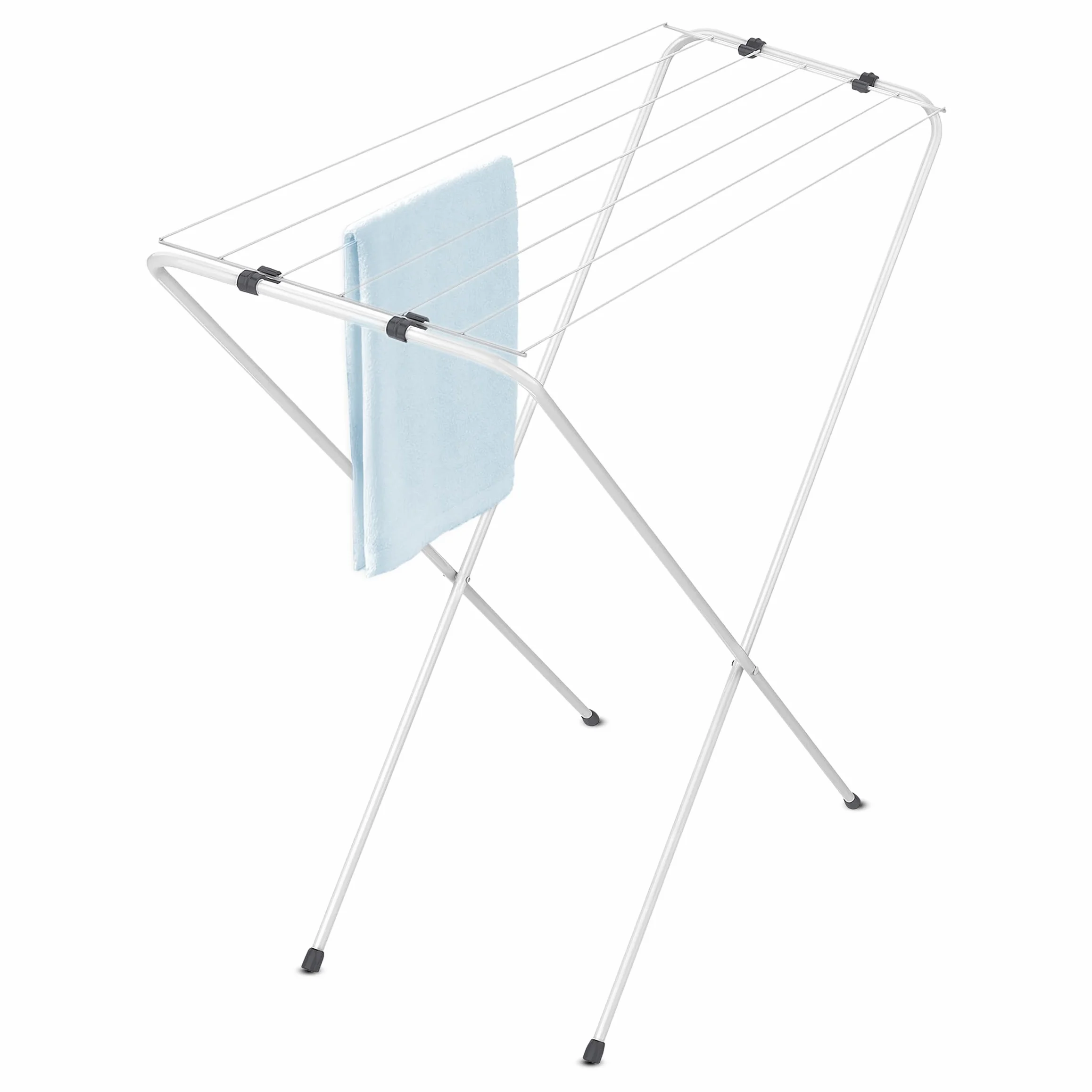 Spetebo Suszarka na pranie, mała, składana, 6 m, długość suszenia – 88 x 83 cm – mini suszarka na pranie zajmuje mało miejsca – suszarka stojąca Solo kompaktowa na balkon, do użytku wewnątrz i na