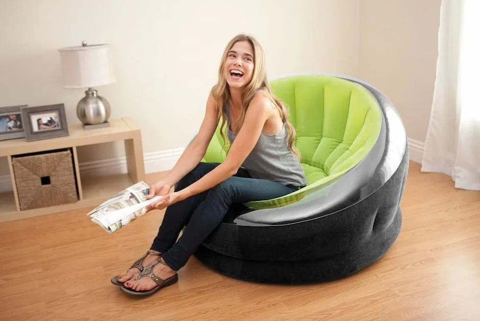 Intex Empire Chair nadmuchiwany fotel – 112 x 109 x 69 cm – różne kolory