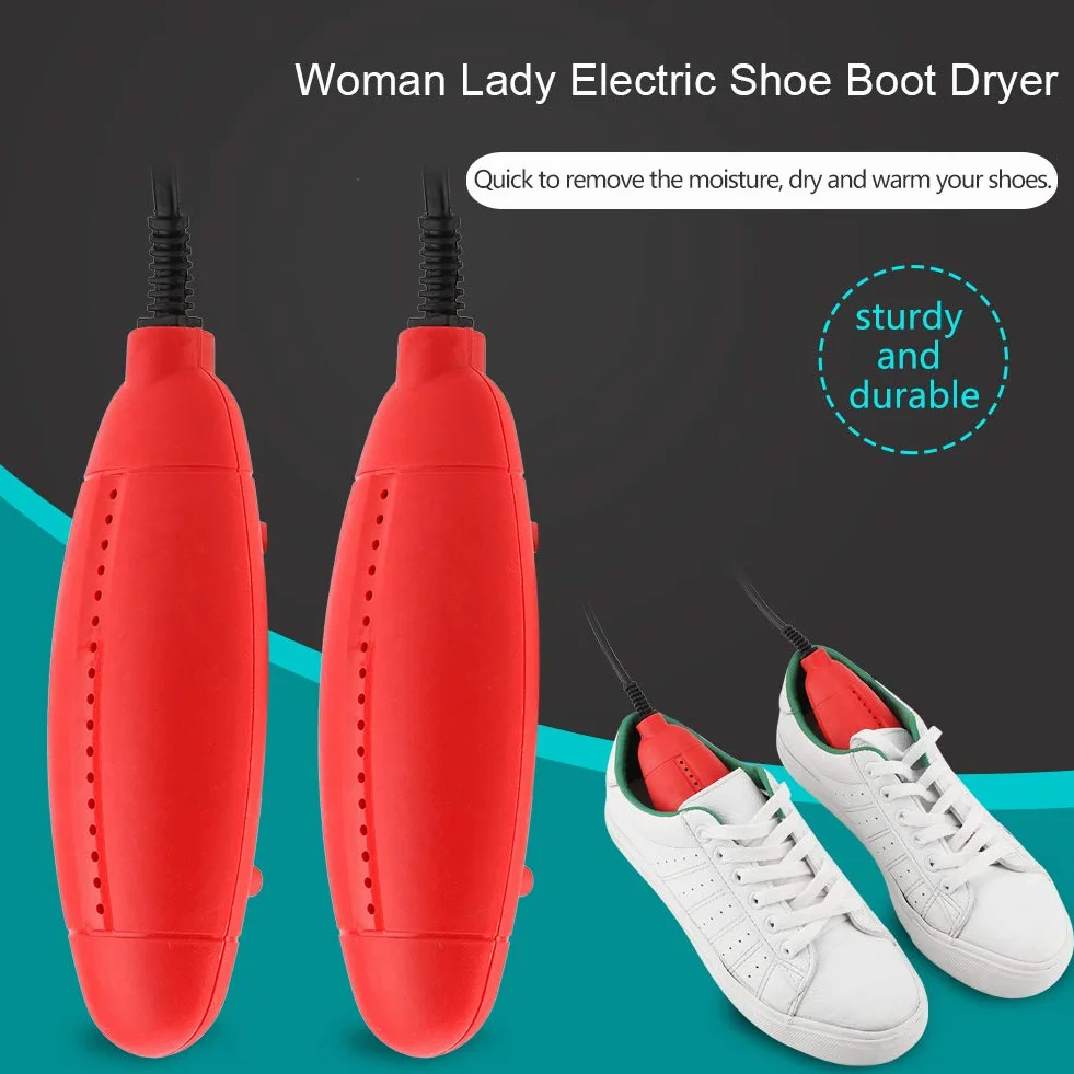 FTVOGUE Schuh Trockner, tragbarer Elektrischer Schuh-Wärmer Trockner für Stiefel 220V EU Stecker