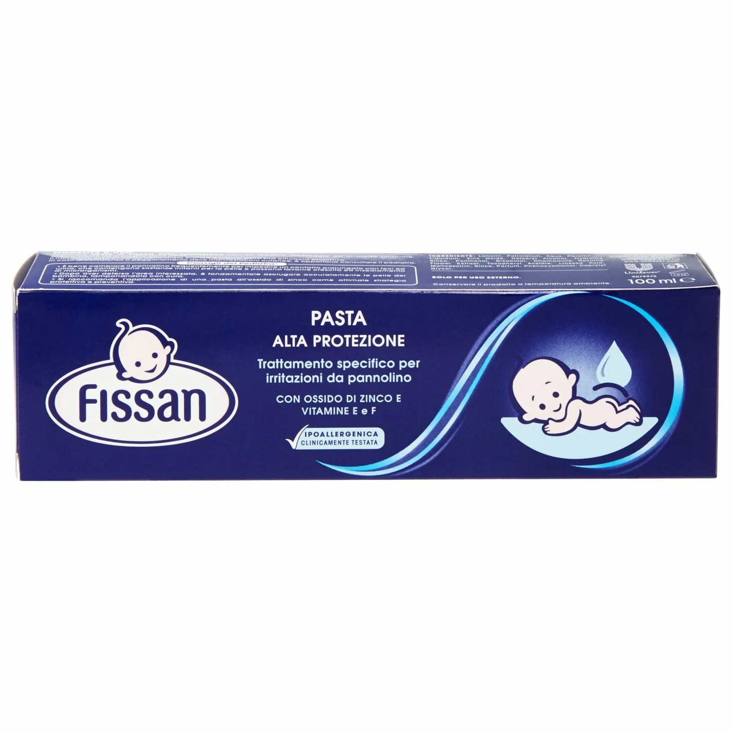 Pasta Alta Protezione Alla Calendula E Ossido Di Zinco Per Bambini Baby 100 ml
