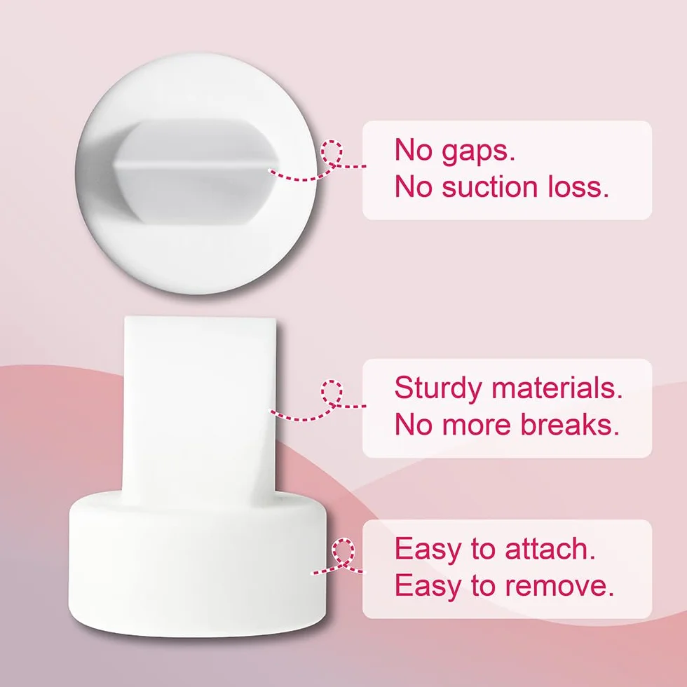 NeneSupply 5-krotne zawory kacze. Nadaje się do ochraniaczy piersiowych Medela i NeneSupply Breastshields. Jeden zawór Duckbill zastępuje zawór Medela i membranę.