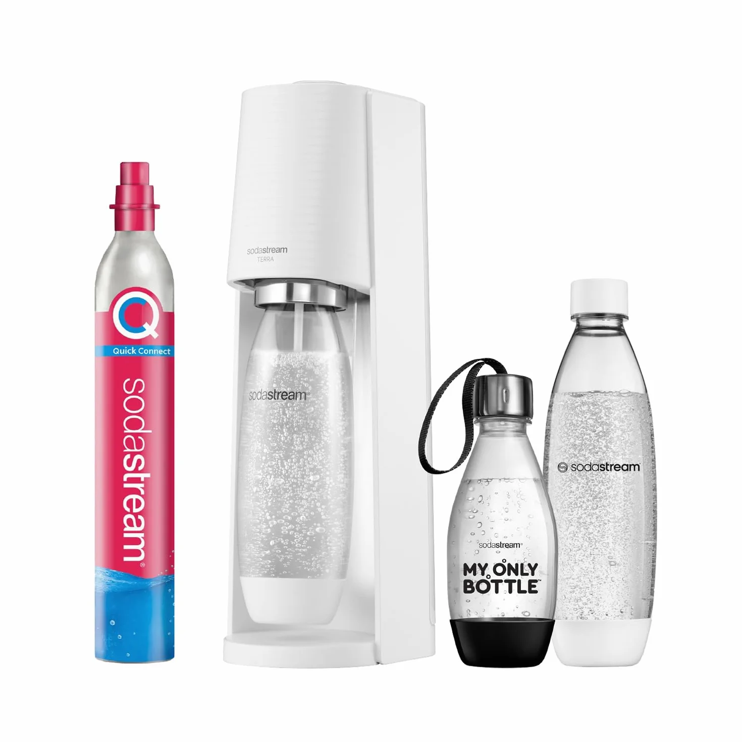 Sodastream Terra Saturator, Biały, 44 cm