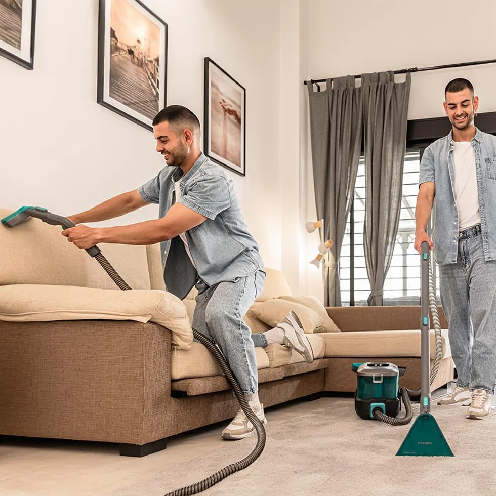 Cecotec Conga CarpetClean 10000 EasyHome odkurzacz do dywanów, środek do czyszczenia tapicerki, 800 W, zbiornik na wodę 3 l i zbiornik na brudną wodę 1,5 l, system wielopowierzchniowy, zestaw