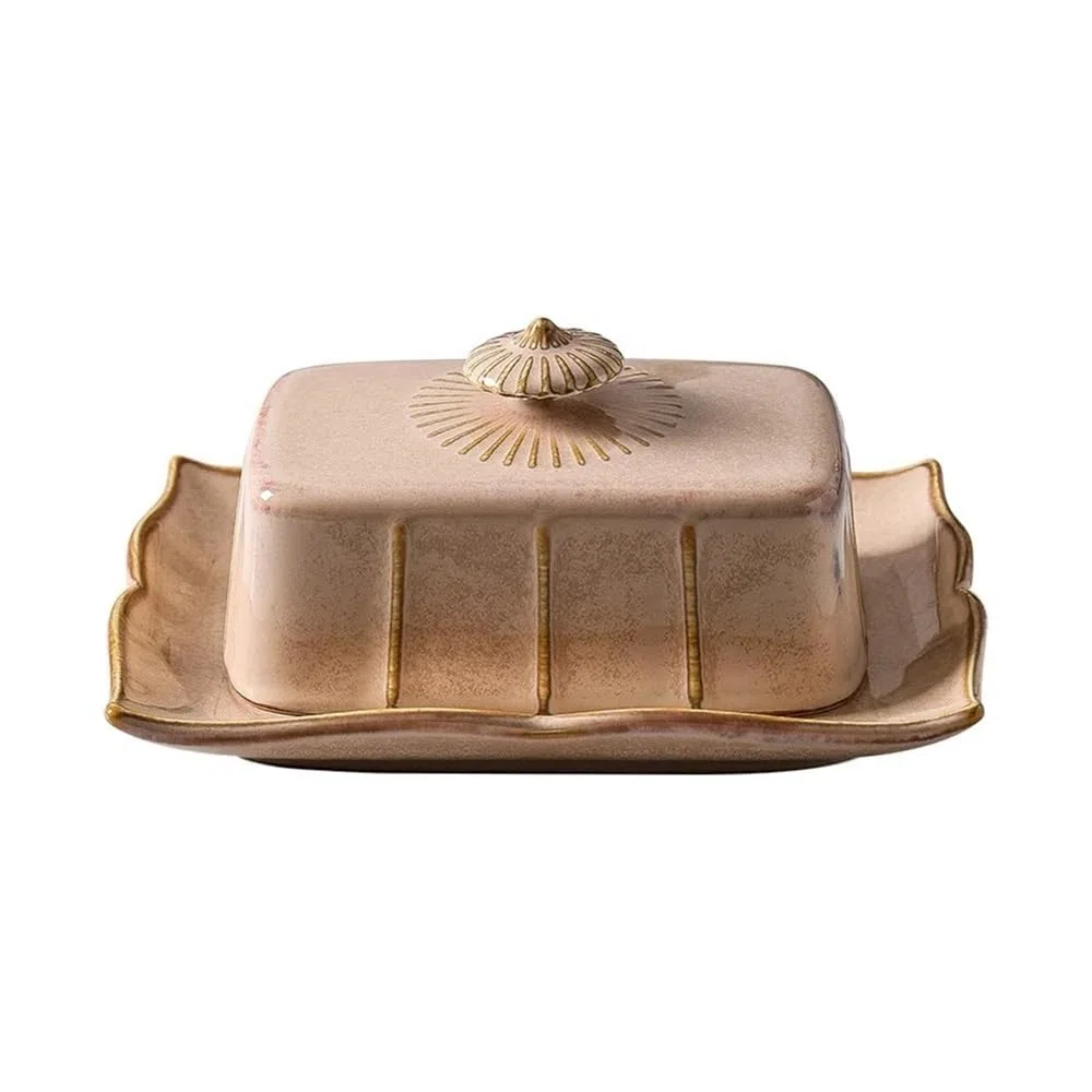 Masło pudełko Ceramiczny talerz do masła na ciasto deserowe