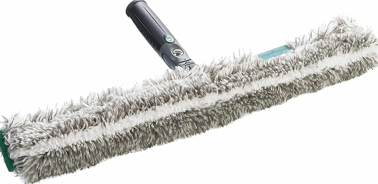 UNGER ErgoTec Ninja AKN10 zestaw startowy do czyszczenia okien 2 w 1 (w zestawie myjka + ściągacz, do profesjonalnego czyszczenia okien/czyszczenia szyb)