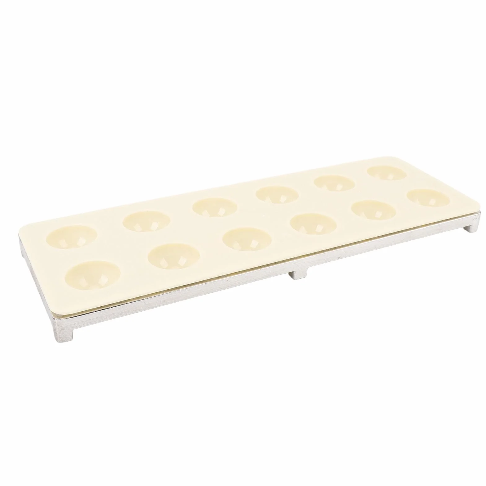 Omabeta Ravioli Maker Press Cutter Zestaw z 12 Otworami, Aluminium Aluminium Aluminiowe Producent Pierogów z 24,5 Cm 9,6 Cali Drewniany Wałek do Tworzenia Makaronu w Restauracji