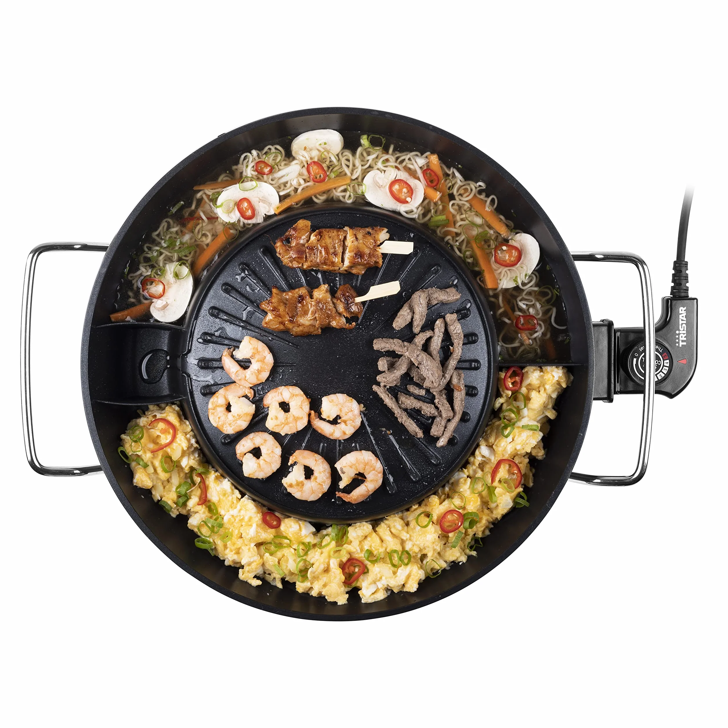 Tristar Sda Koreański Grill Hot Pot, Czarny, 49,5 X 40 X 14,5 Cm