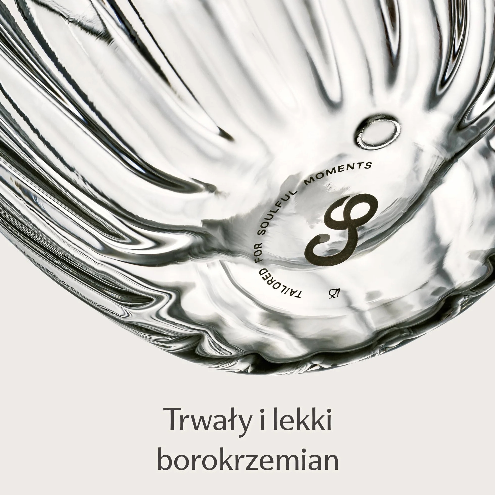 Cosumy Filiżanki do Cappuccino Szklane Dwuścienne 230ml - 4szt - Efekt pływający izolujący ciepło - Żłobkowana konstrukcja - Odporne na ciepło - Można myć w zmywarce (Cappuccino)