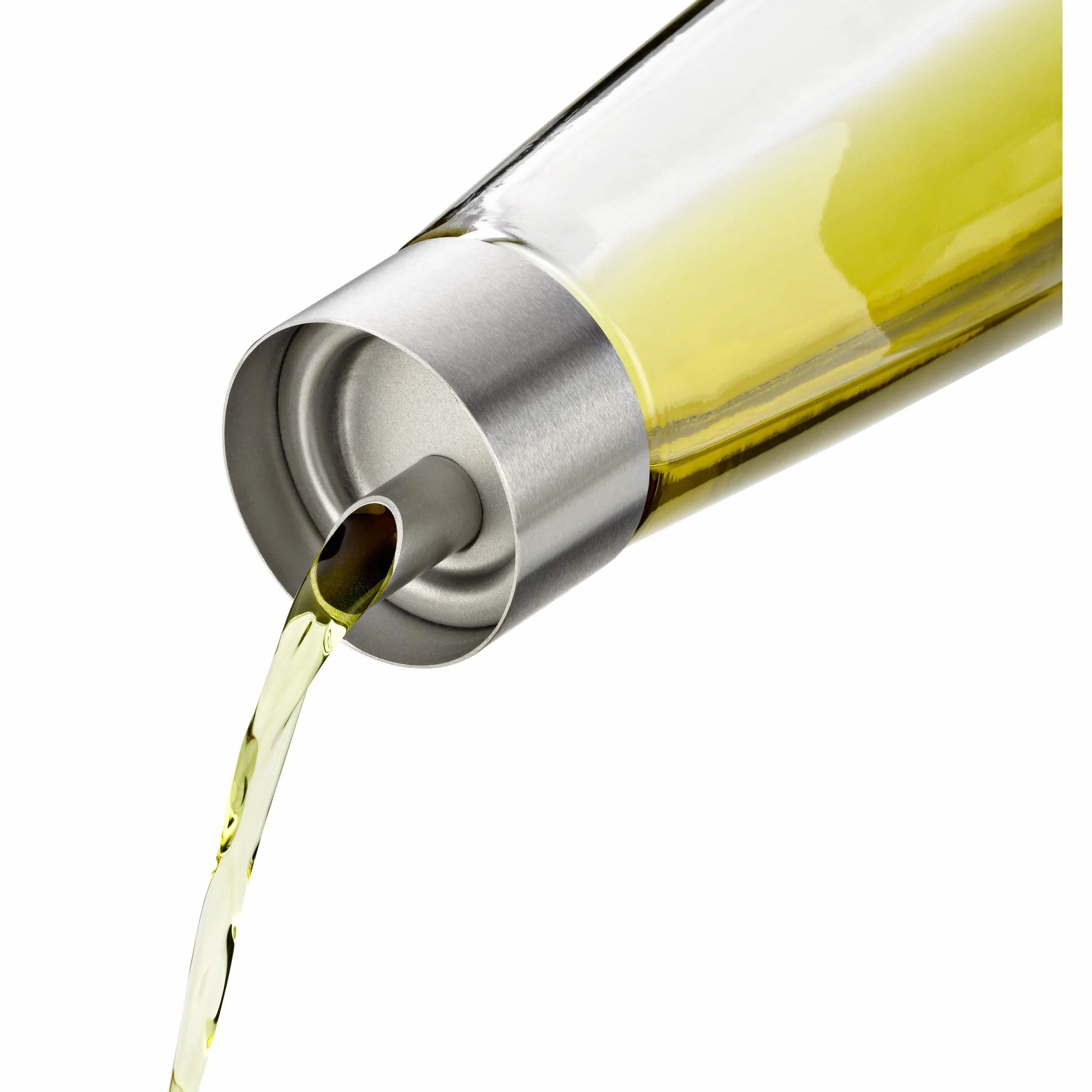 WMF De Luxe dozownik octu/oleju 500 ml, dozownik octu i oleju, polerowana stal nierdzewna Cromargan, szkło, nadaje się do mycia w zmywarce