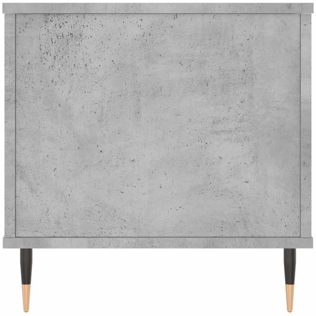 Générique Inżynieryjny stolik kawowy 90x44,5x45 cm Szary Beton | Podnoszona góra, ukryte przechowywanie, metalowe nóżki, łatwe do czyszczenia