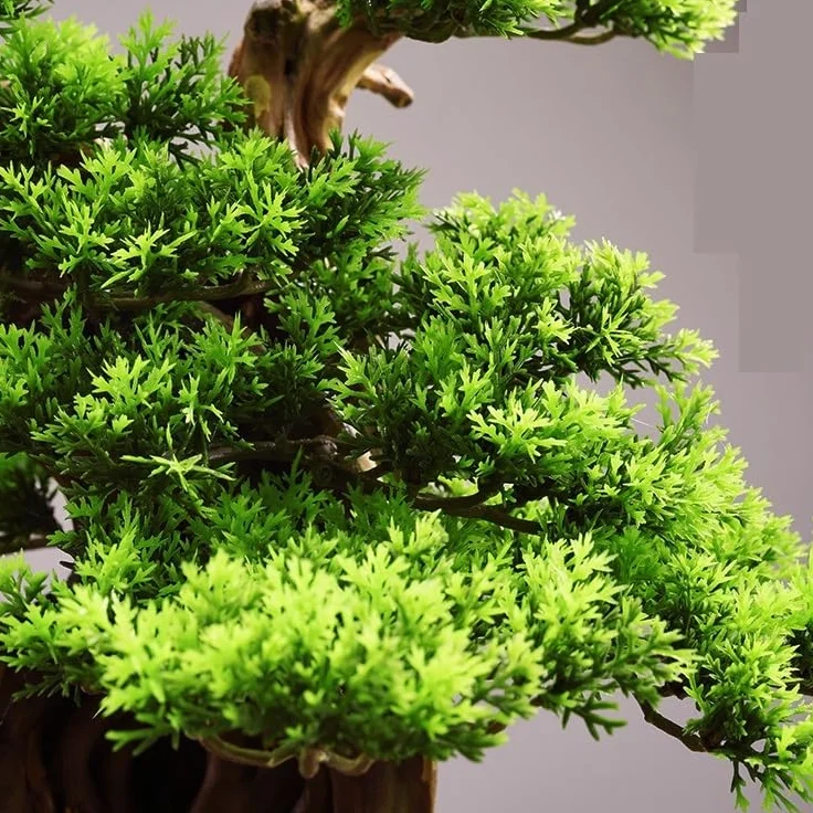 Symulowane rośliny doniczkowe Sztuczna Roślina Ozdoba Z Ceramiczną Doniczką Dekoracja Wejścia Do Salonu Sztuczne Drzewo Bonsai Dekoracje wnętrz(Duży)