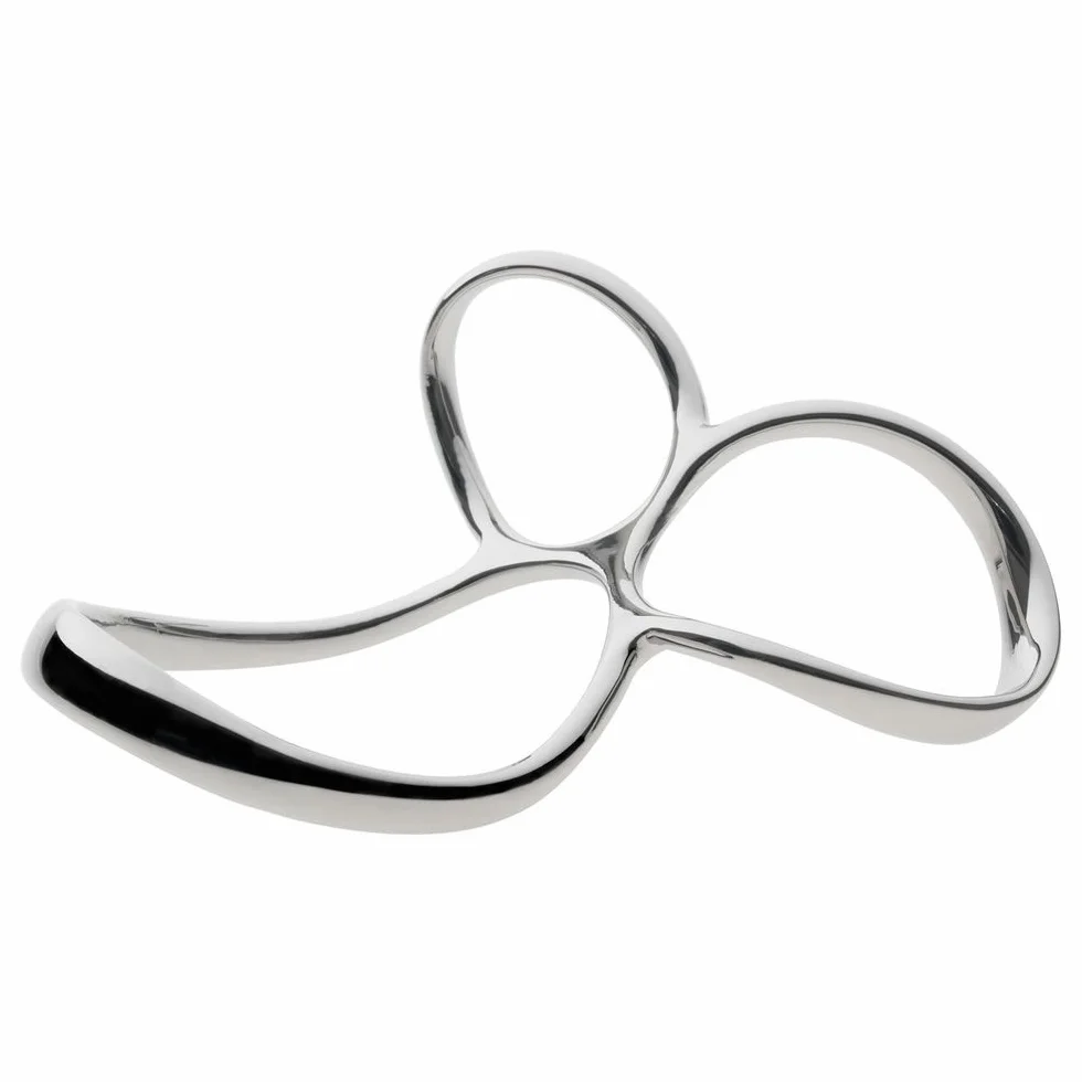 Alessi Miarka do Spaghetti, Srebrny, 9.02 x 7.01 x 3.51 cm
