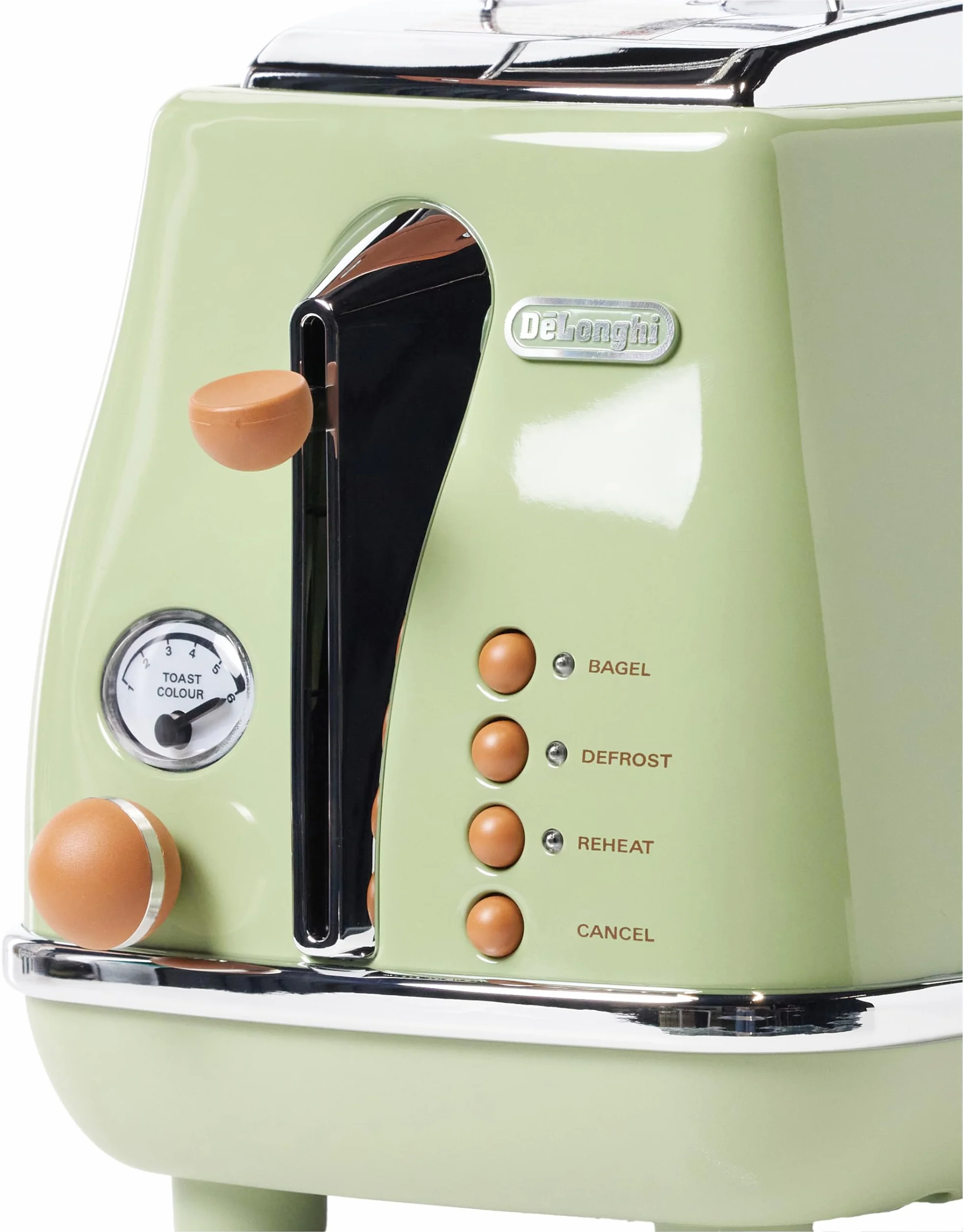 De'Longhi CTOV 2103.GR Icona Vintage toster, zielony