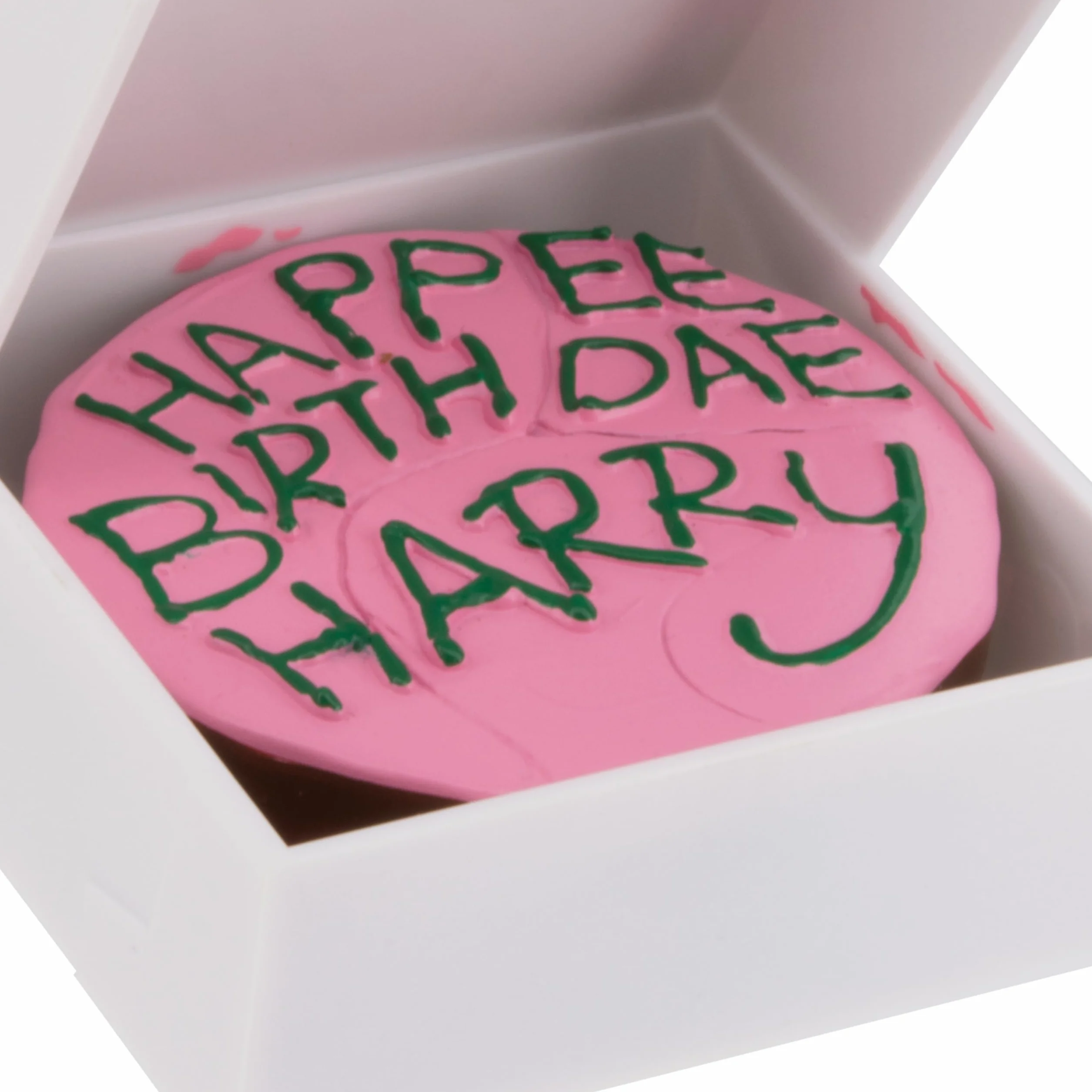 Hallmark Harry Potter różowa ozdoba na tort, wisząca ozdoba na tort na 11 urodziny, dekoracja drzewa, wisząca ozdoba z żywicy, świąteczna ozdoba wisząca, prezenty na Boże Narodzenie