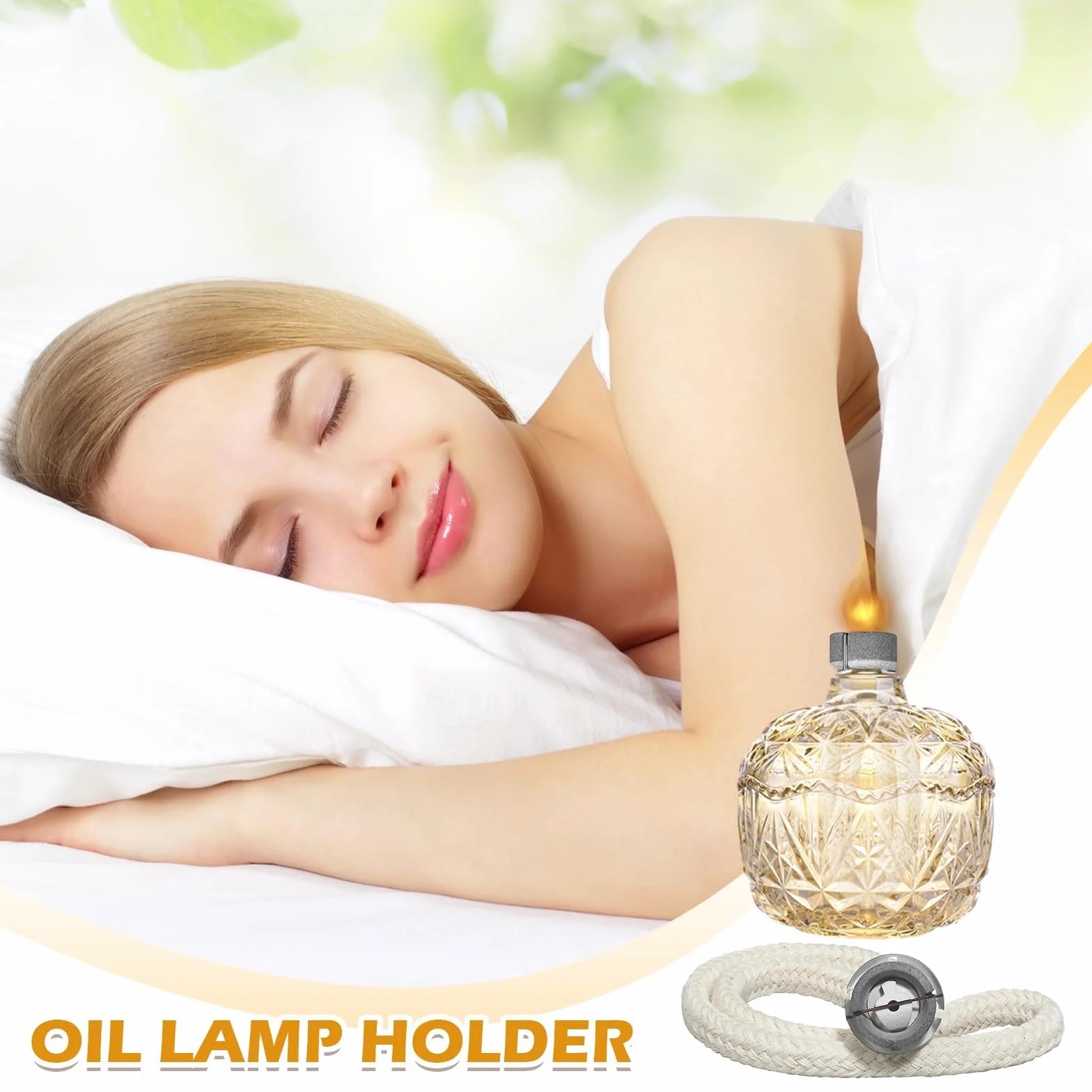 Zestaw 2 knot do lampy Berger, zamiennik do lamp olejowych, katalityczna lampa zapachowa, knot do dyfuzora aromaterapii, ulepszenie powietrza w pomieszczeniu, akcesoria do dekoracji pomieszczeń