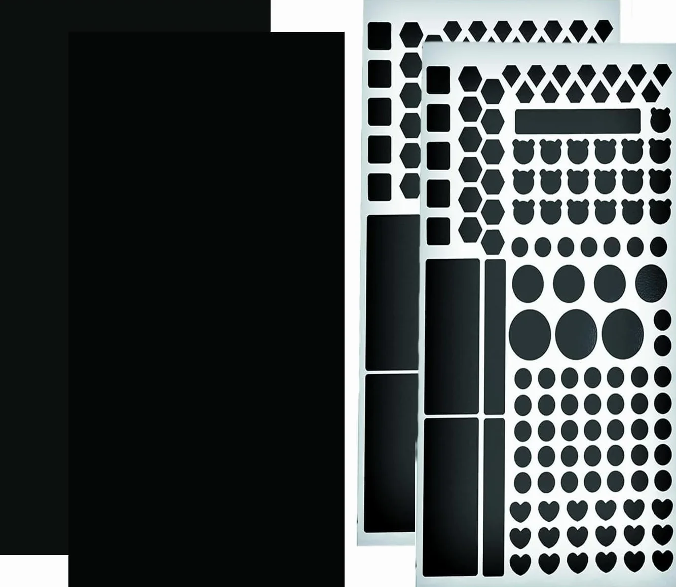 Naklejki ściemniające LED, naklejki na czerwone światło, 4 naklejki blokowe, 80%/100% arkusze przyciemniające, naklejki zaciemniające na elektronikę, wentylatory sypialne, klimatyzatory