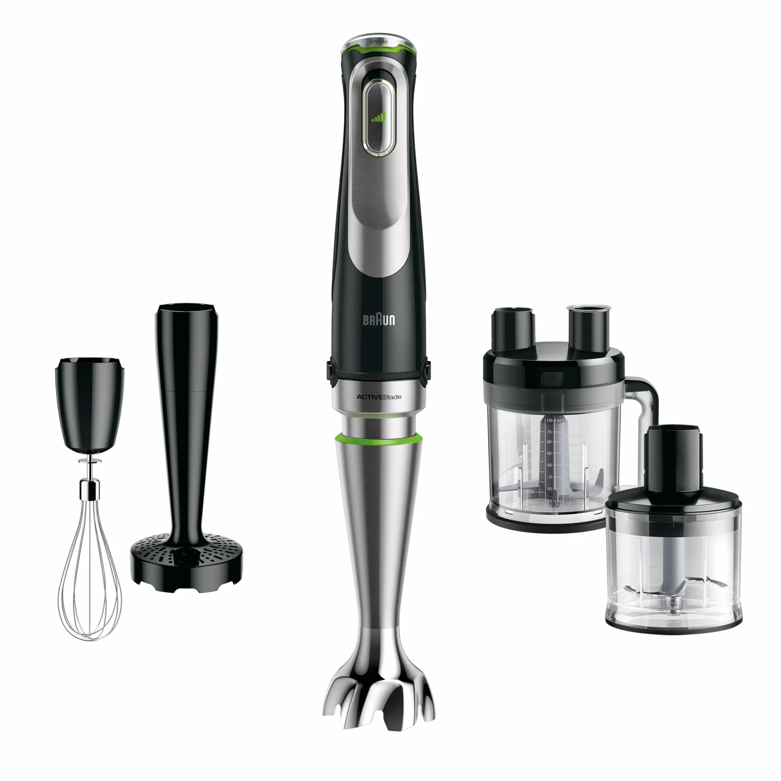Braun Multiquick 9 Blender Ręczny, Czarny/Srebrny, 1 l