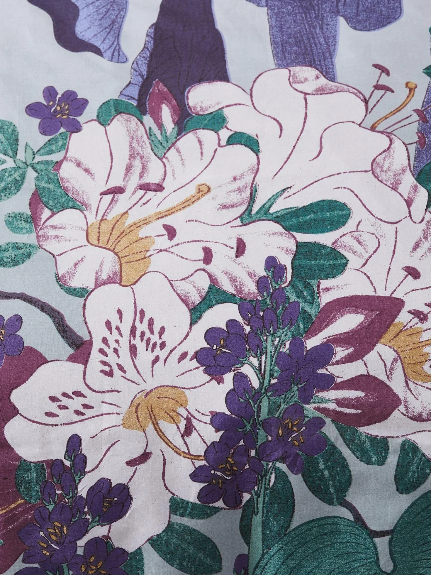 essenza pościel Michelle kwiaty bawełna perkal Multi, 155 x 220 + 1 x 80 x 80 cm
