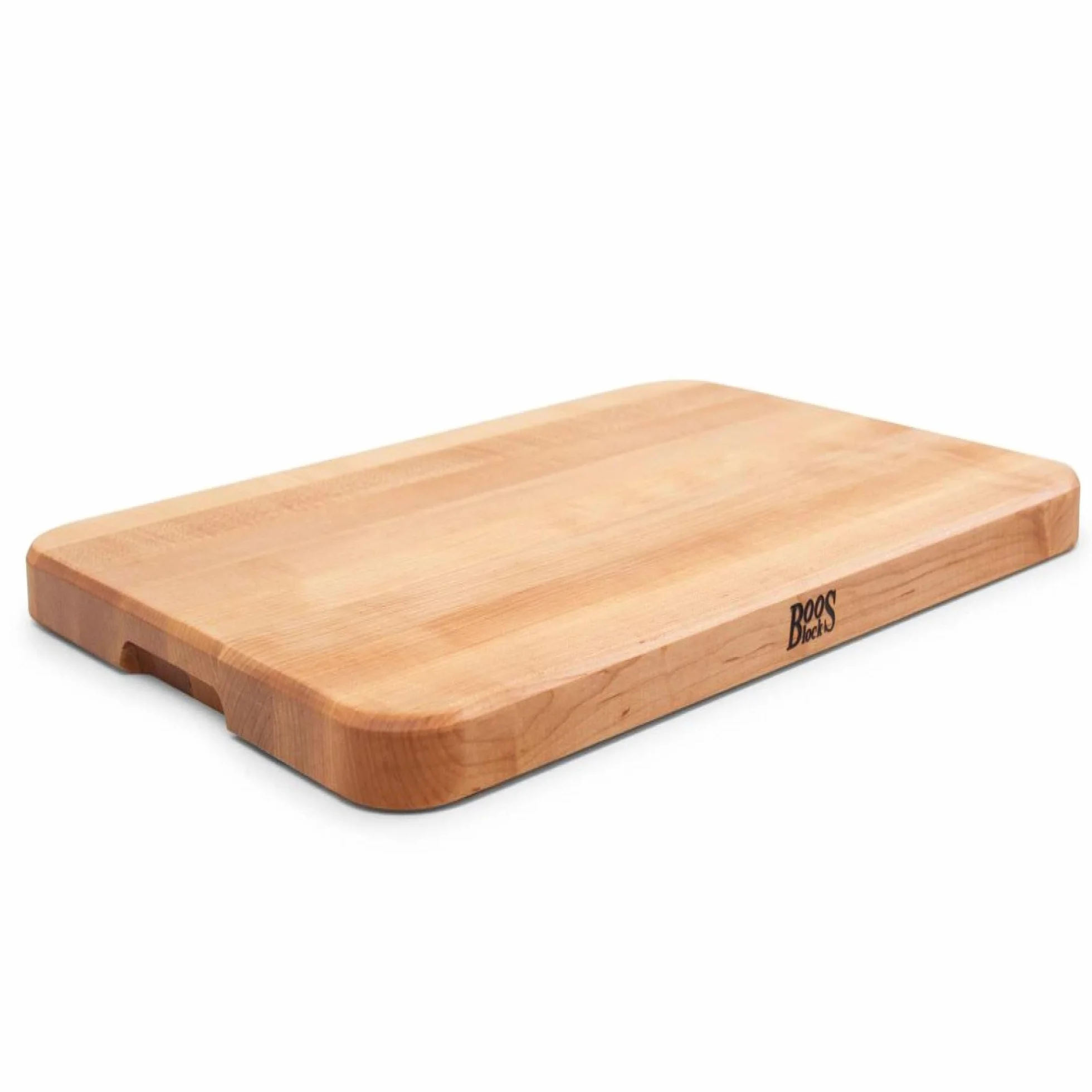Boos Block Chop-N-Serve – 43 x 30,5 x 2,5 cm – deska uniwersalna – blok do krojenia – klon – deska do serwowania – antybakteryjna deska do krojenia – deska śniadaniowa – deska śniadaniowa – drewniana