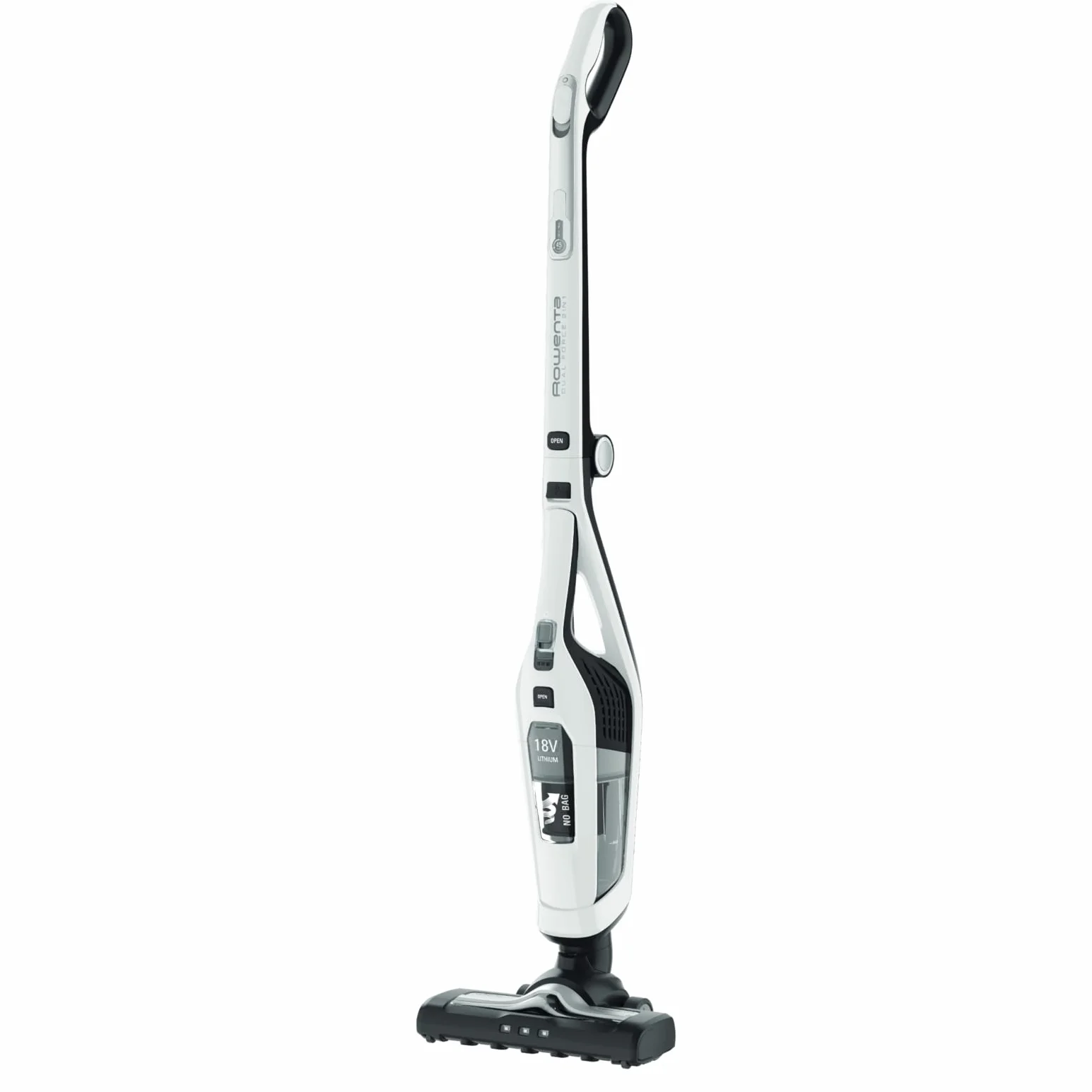 Rowenta Dual Force Odkurzacz Akumulatorowy, Biały/Czarny, 2.5 kg