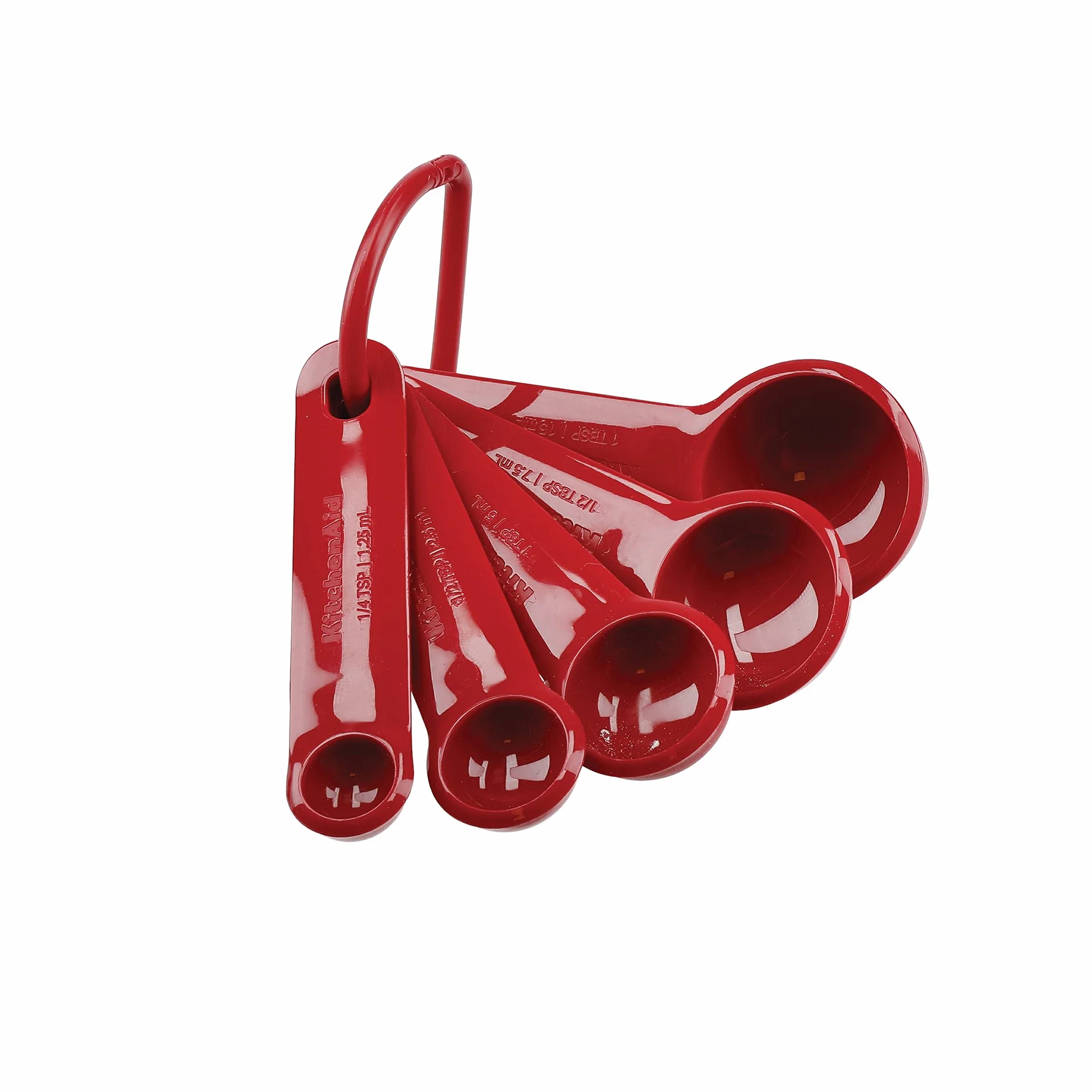 KitchenAid Universal Measuring Spoon Set, Red
