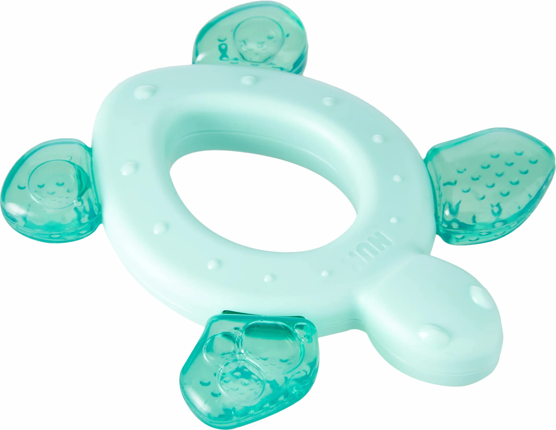 NUK 10256451 Cool All-Around pierścień do zagryzania z elementami chłodzącymi, od 3. miesiąca życia, 1 sztuka, wielokolorowy