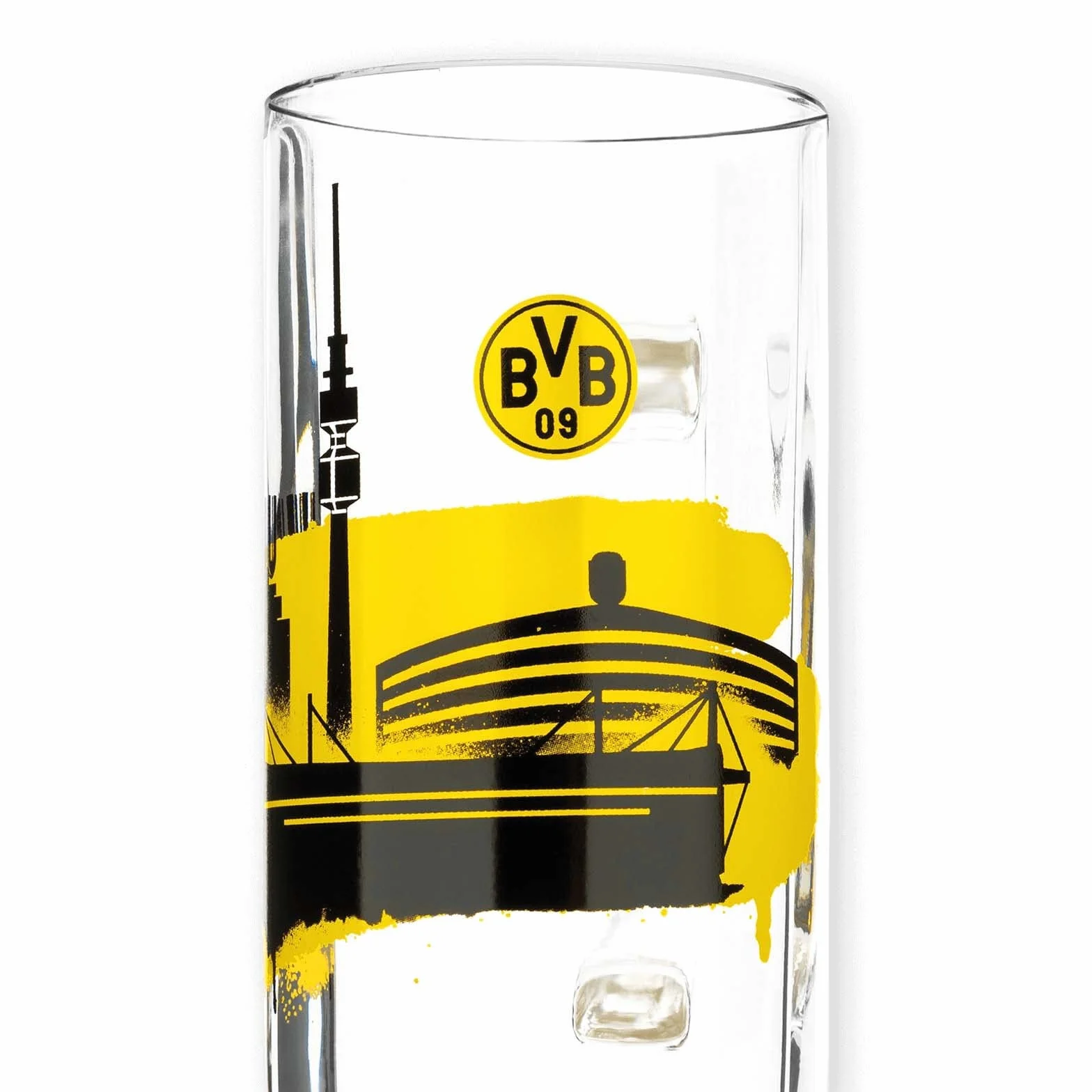 Borussia Dortmund BVB kufel do piwa Skyline, żółty