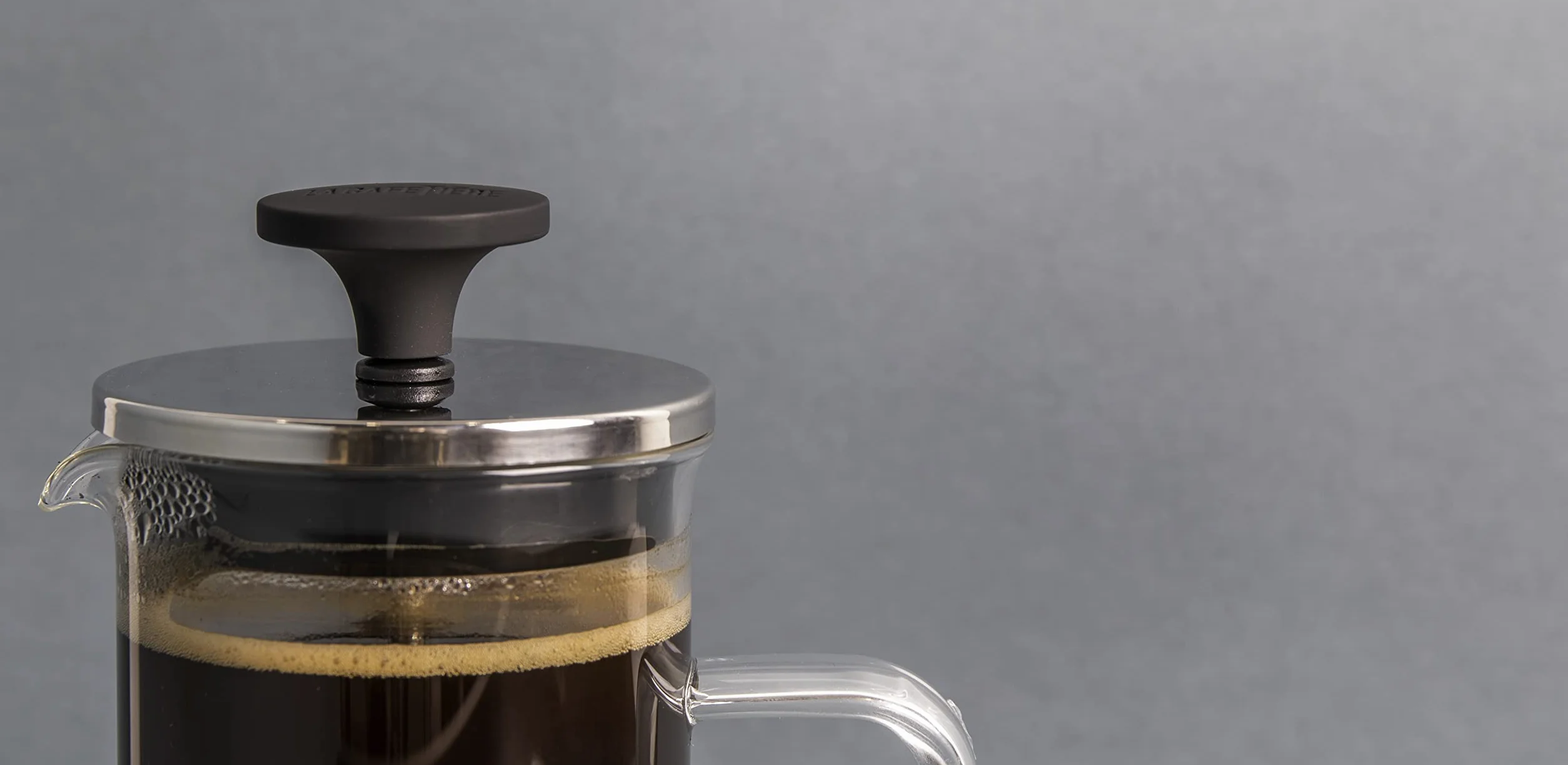 La Cafetière Cafetière całkowicie szklany ekspres do kawy French Press, LCGLCAFE3CP, przezroczysty