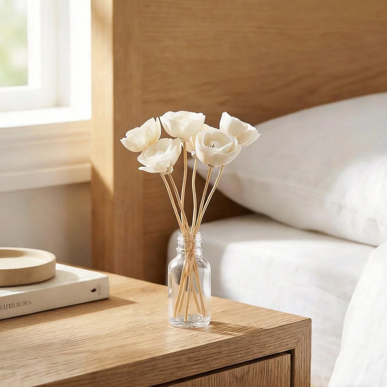 Angoily Rattan Dyfuzor Pręty z Aromatycznymi Suszonymi Kwiatami 8 Dyfuzorów Do Olejków Eterycznych Akcesoria Do Aromaterapii Do Domu I Biura 20 cm