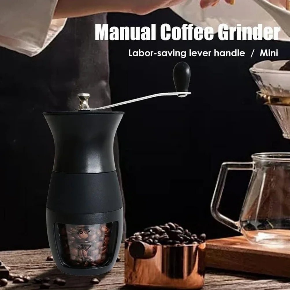 French Press Ręczny Młynek Do Kawy Z Ceramicznymi Żarnami Regulowana Szorstkość Domu I Podróży Dzbanek Kawy