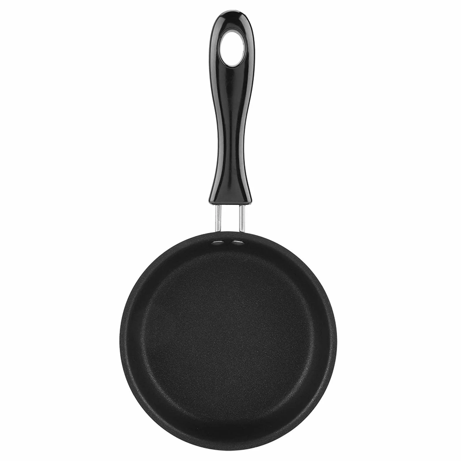 Mini Patelnia na Jedno Jajko, 4,7 "12 Cm Mini Patelnia do Jajek z Uchwytem żaroodporny Nieprzywierający Garnek, Przenośna Patelnia do Gotowania na Kempingu Płyta Indukcyjna
