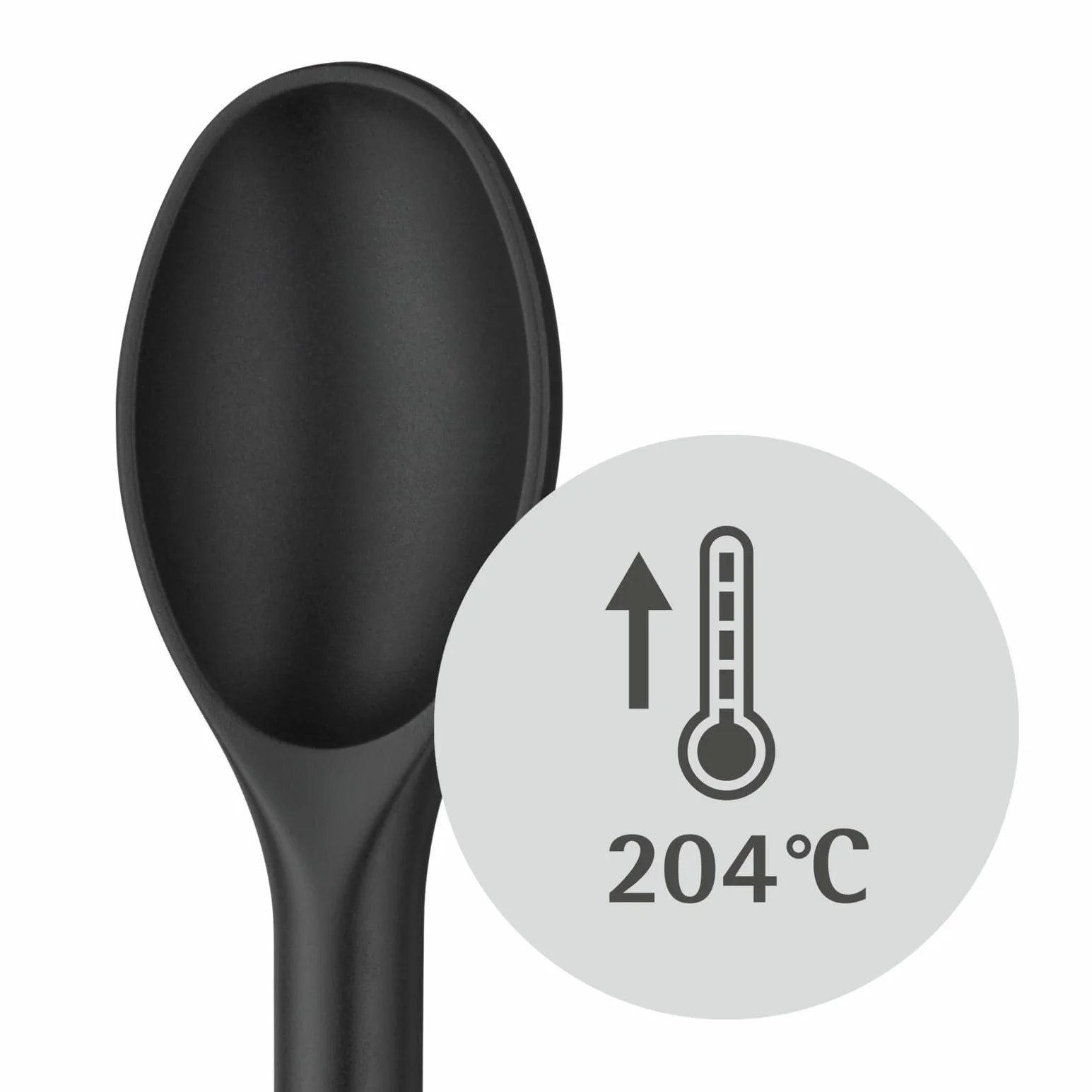 WMF Gourmet Łyżka Kuchenna Z Tworzywa Sztucznego 30 cm Stal Nierdzewna Cromargan Srebrna/Czarna