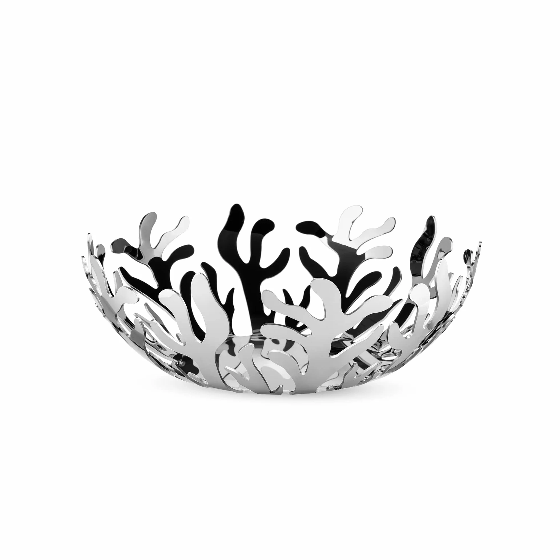Alessi "Mediterraneo" miska na owoce ze stali nierdzewnej, 29 cm, srebrna