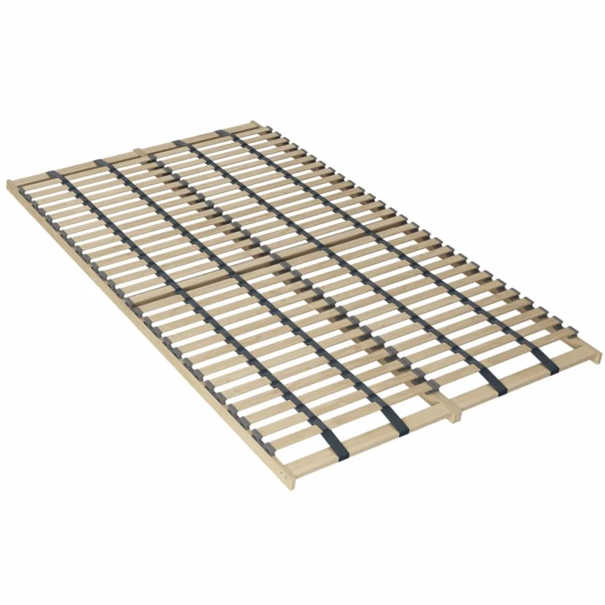Stelaż do łóżka 180 x 200 cm podwójny 56 listew sprężynujących rama brzozowa obciążenie 200 kg