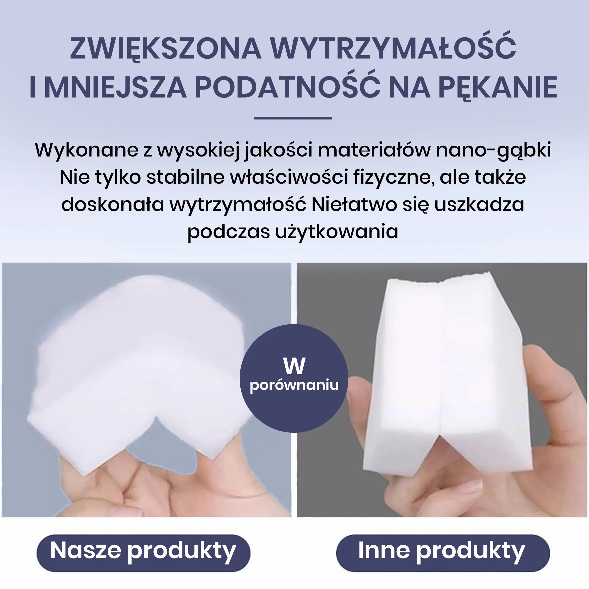 Abbey Białe Magiczne Gąbki - 10 Sztuk | Gąbki Czyszczące Z Melaminy Do Usuwania Plam I Zabrudzeń | Gąbka Bez Chemikaliów Do Kuchni, Łazienki, Ścian, Podłóg, Naczyń I Zadrapań