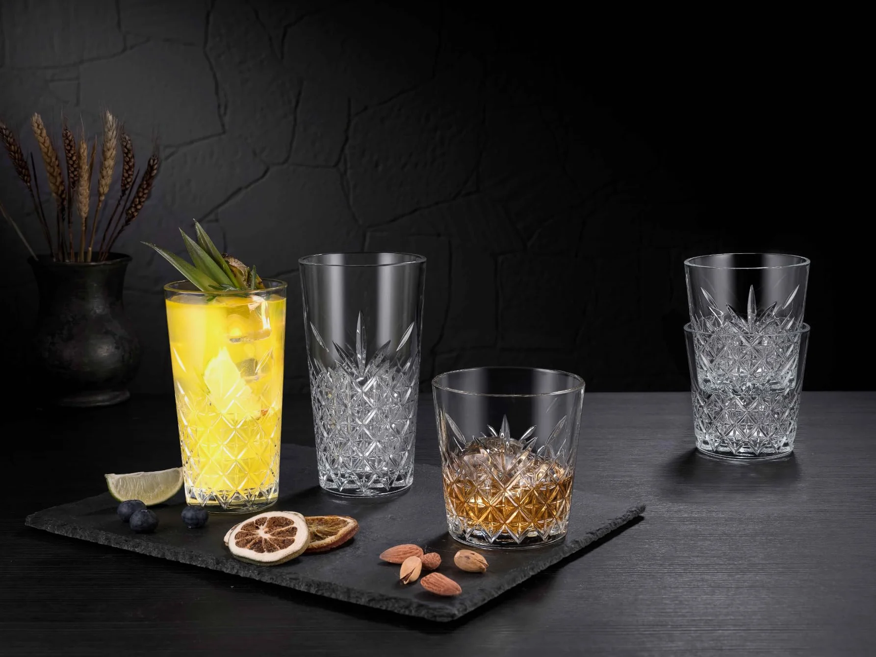 Pasabahce 6 x Timeless szklanki do wody stożkowe 34,5 cl