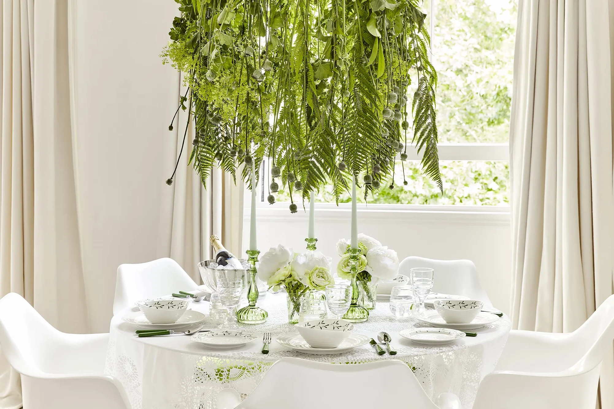 Sophie Conran do Portmeirion CPXT80002-XP serwis obiadowy, porcelana, biała