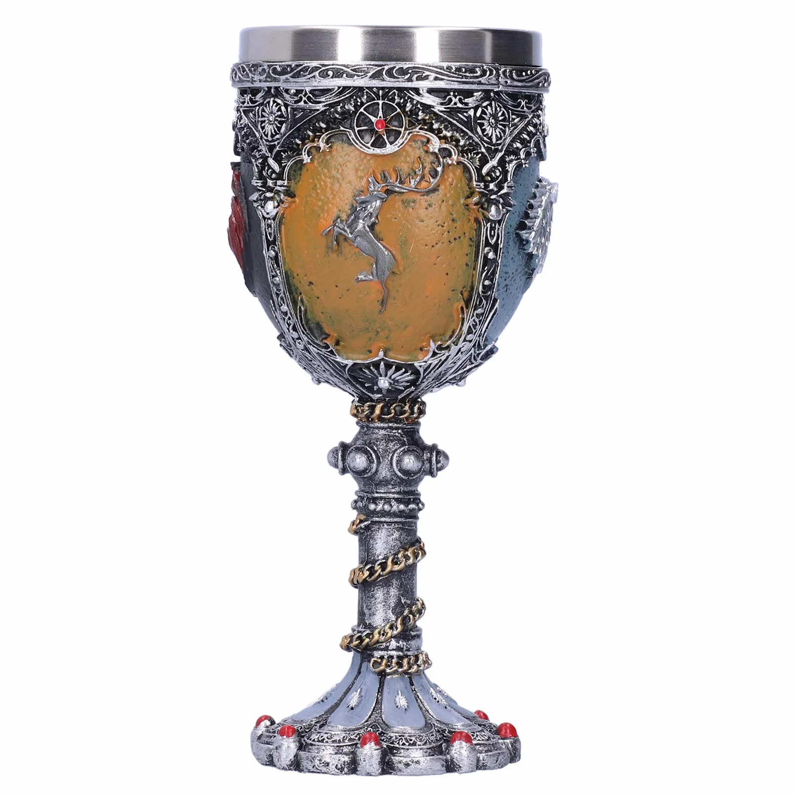 Kufel do Piwa z Unikalnym Wzorem 3D Viking, Naczynia do Picia na wodę, Kielich do Wina Kubek Whisky na Halloween Bar Party Supplies Dekoracje Urodzinowe (18x7cm)