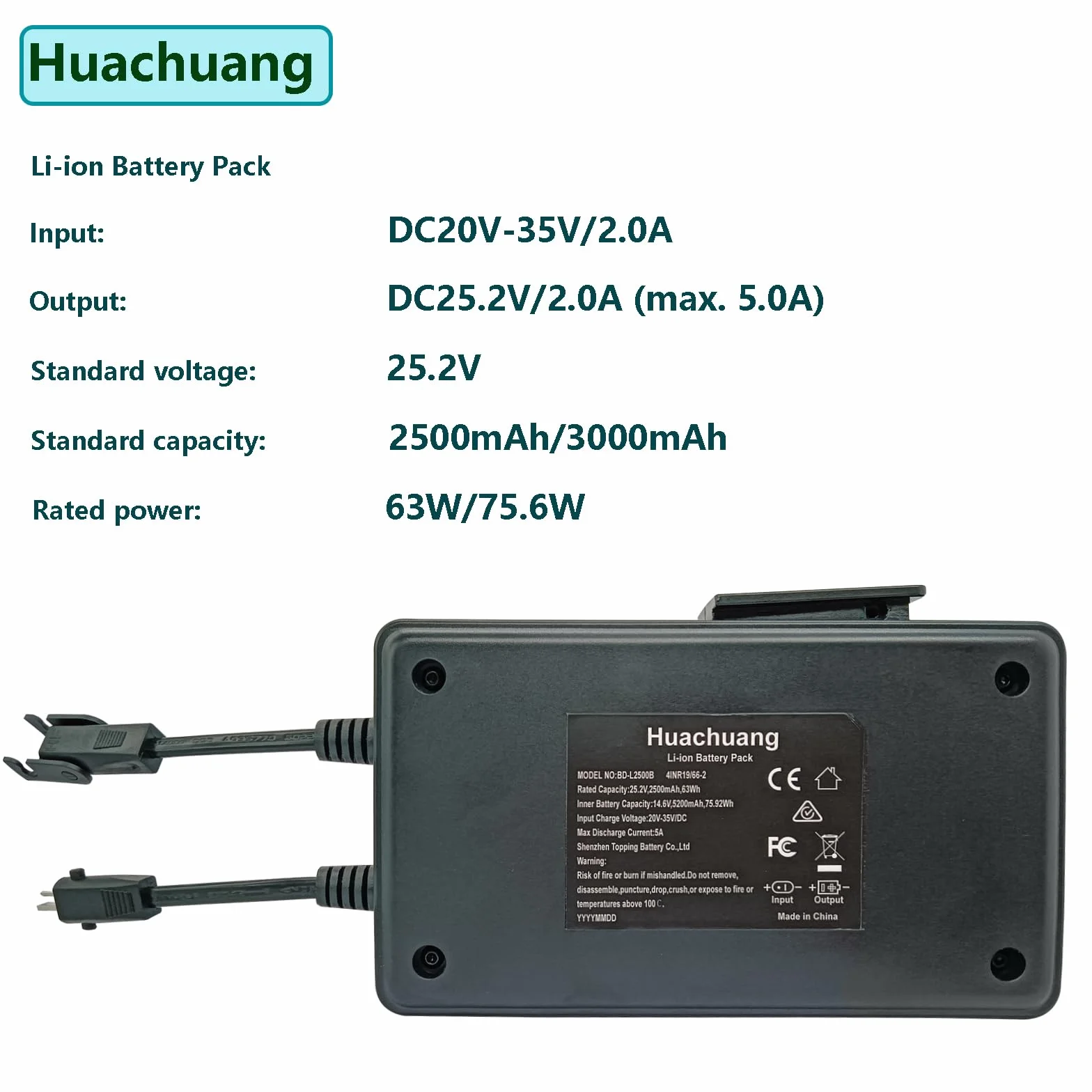 Zestaw akumulatorów 2500 mAh, Power Recliner sofa z baterią, fotel podnośnikowy, 2-pinowy, Limoss, Okin, Lazboy.