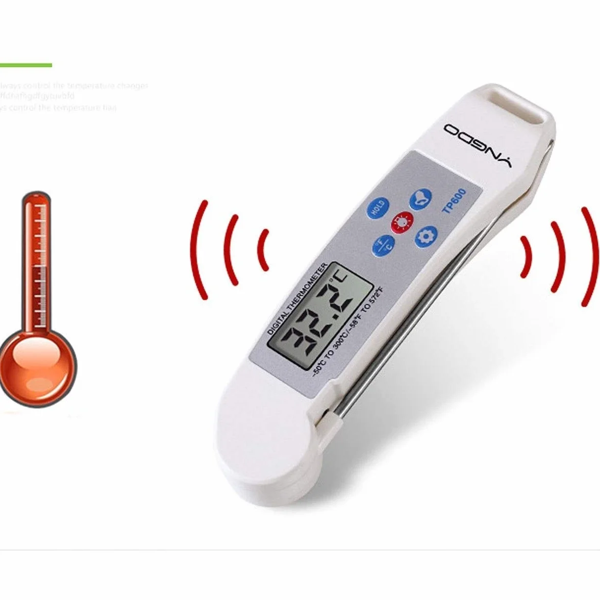 XINGYU Termometr do żywności, miernik temperatury wody, kuchenna sonda do pieczenia typ mleka, pomiar temperatury wody, elektroniczny termometr, miernik temperatury oleju, różowy, niebieski, czarny