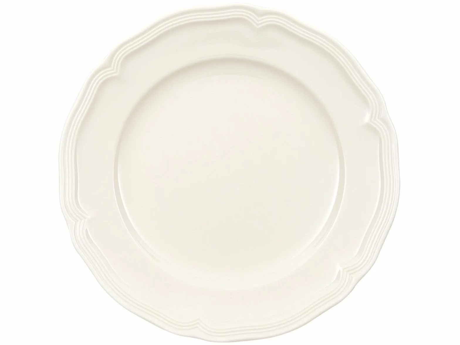 Villeroy & Boch Manoir Talerz śniadaniowy, 21 cm, porcelana premium, biały