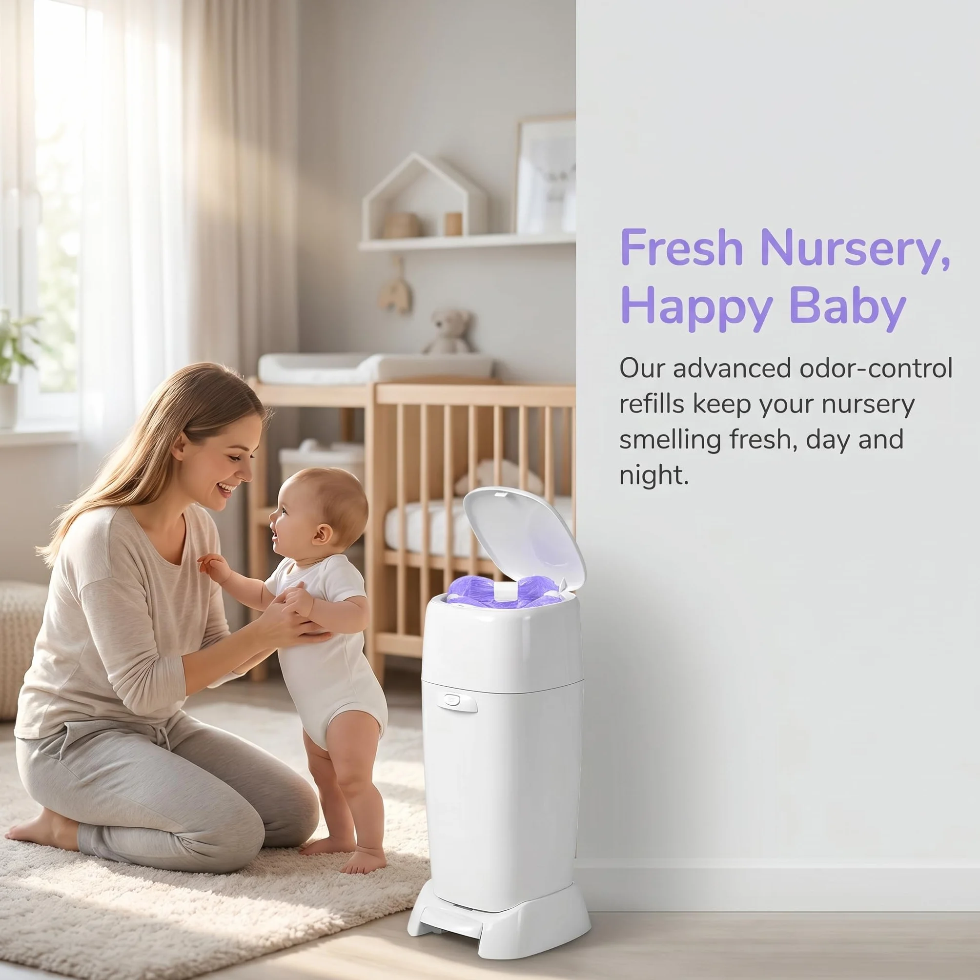 12 sztuk pojemników na pieluchy, wkłady uzupełniające, bezzapachowe, zagęszczone, kompatybilne z Tommee Tippee, Angelcare, LitterLocker, Spross
