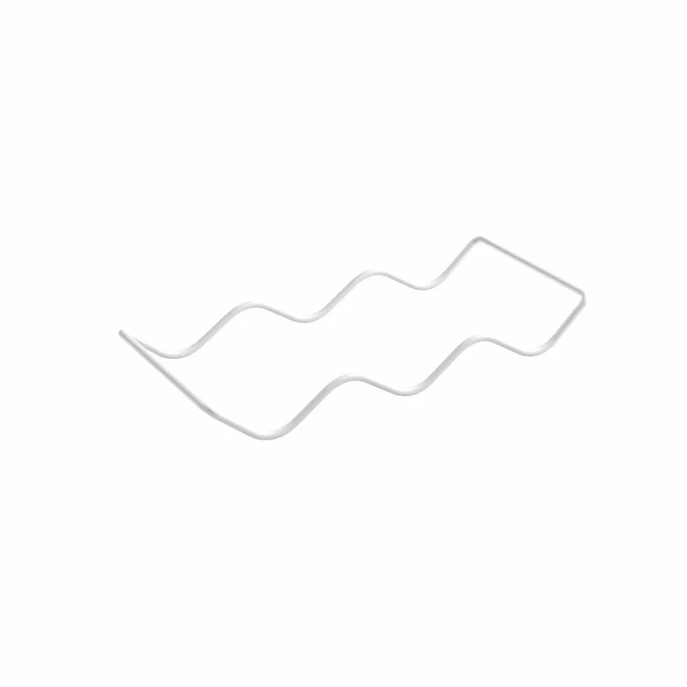 Metaltex Stojak na butelki do układania w stos 6 szt., biały, 14 x 31 x 3 cm