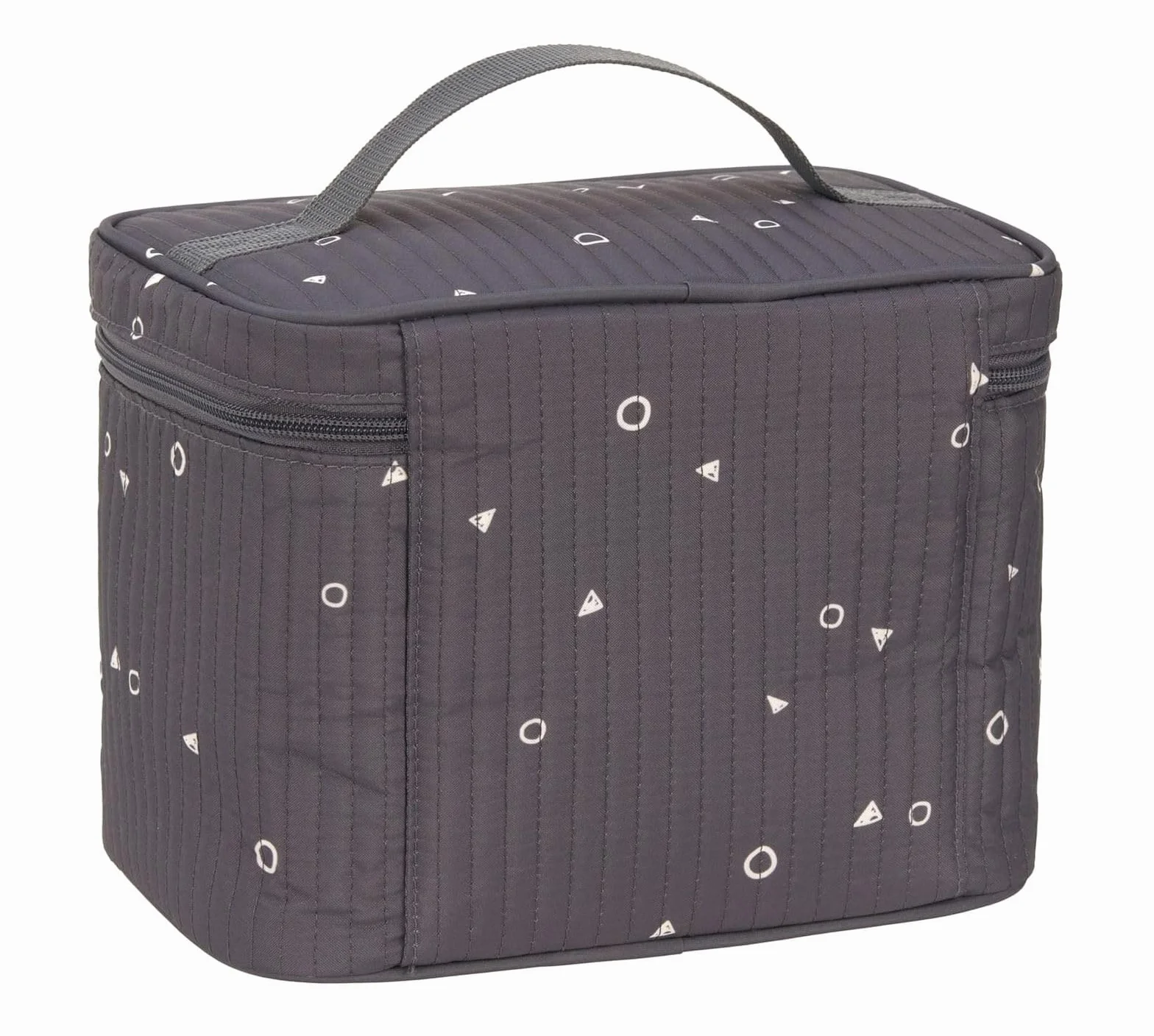 LÄSSIG Organizer do przewijania dla niemowląt Organizer pieluch na go/Casual Nursery Caddy To Go Universe Anthracite
