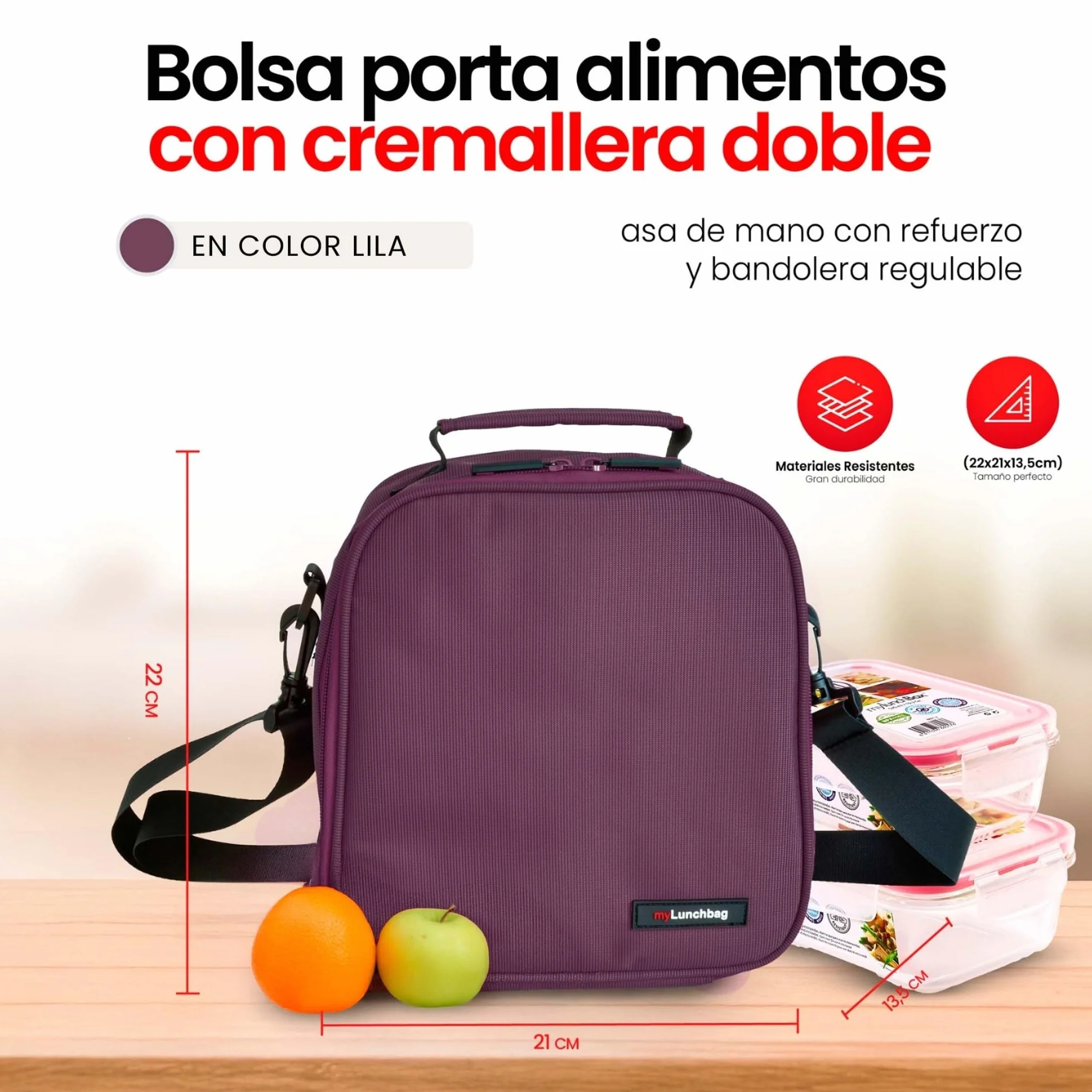Torba termiczna na żywność 3,8 l – torba na lunch z 2 szklanymi nakładkami 0,57 l 0,84 l, torba izotermiczna z podwójnym zamkiem błyskawicznym, wodoodporne pudełka na lunch do biura, na uczelnię